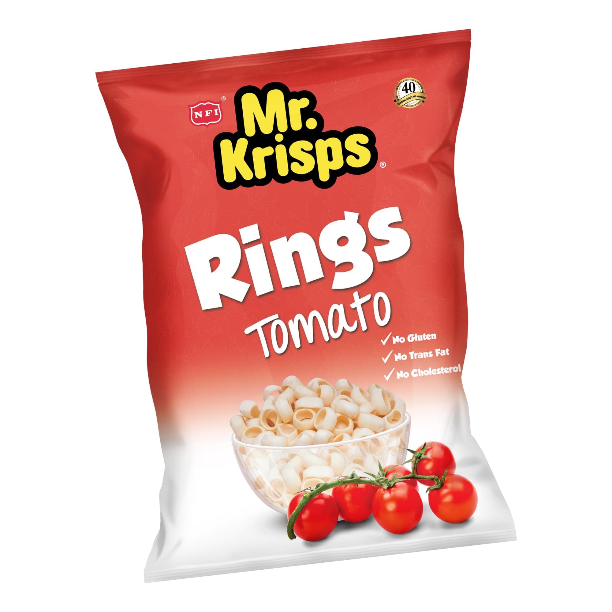 Mr.Krisps Rings Tomato Flavour 80 gm