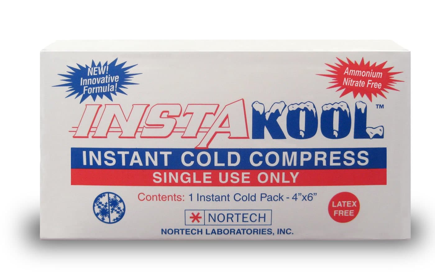 InstaKool Instant Cold Pack, 4" x 6" - 10/Case