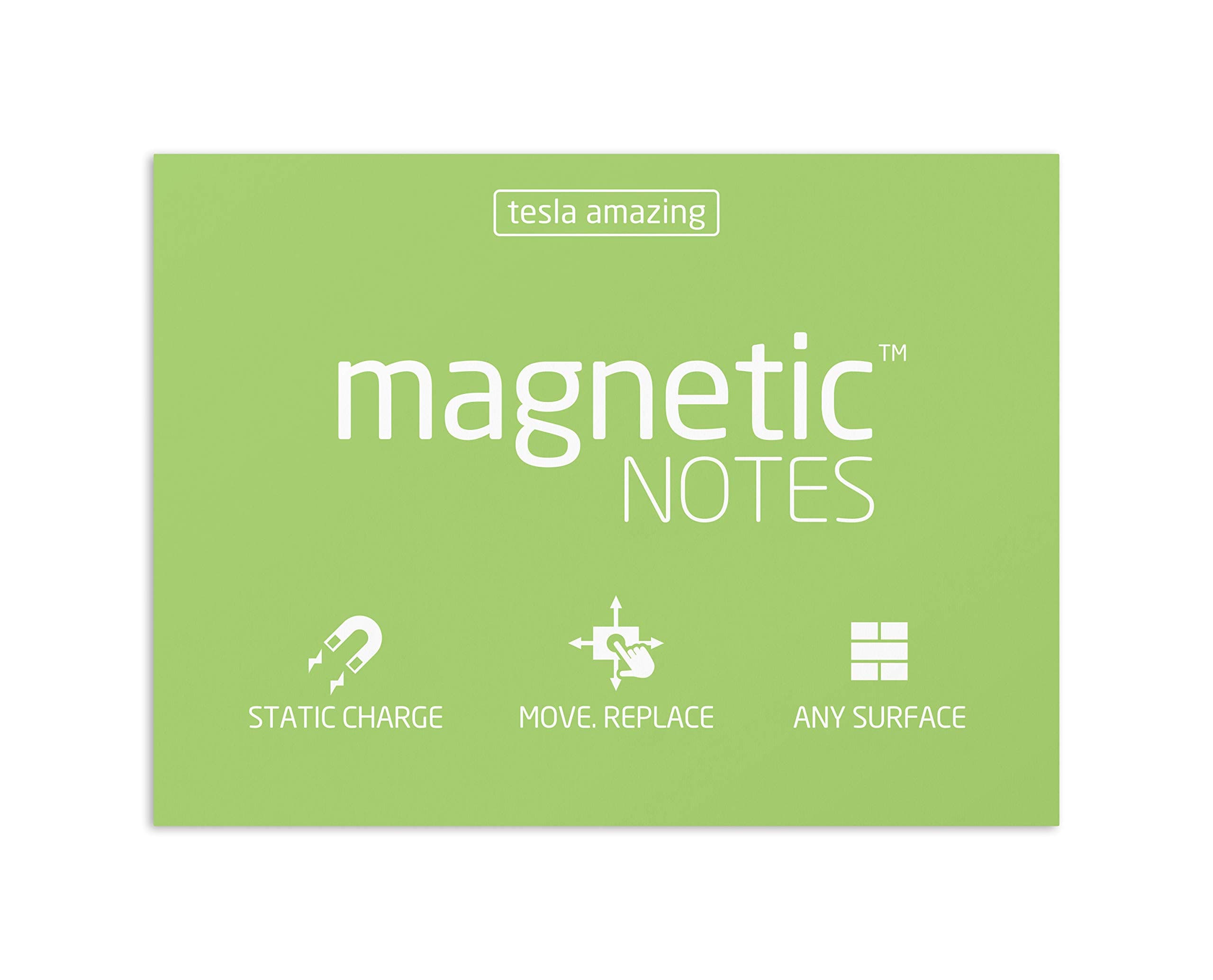 Tesla Amazing® Magnetic Notes - Pastel - Mint (100 x 70mm) (Pack of 100)