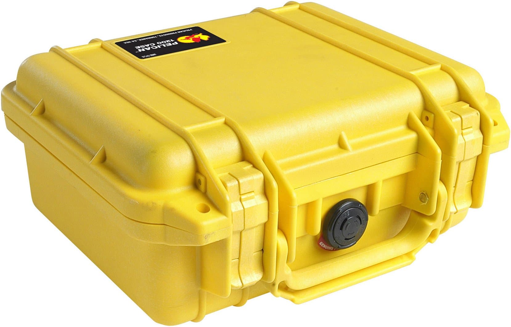 1200 Case with Foam for Camera Yellow