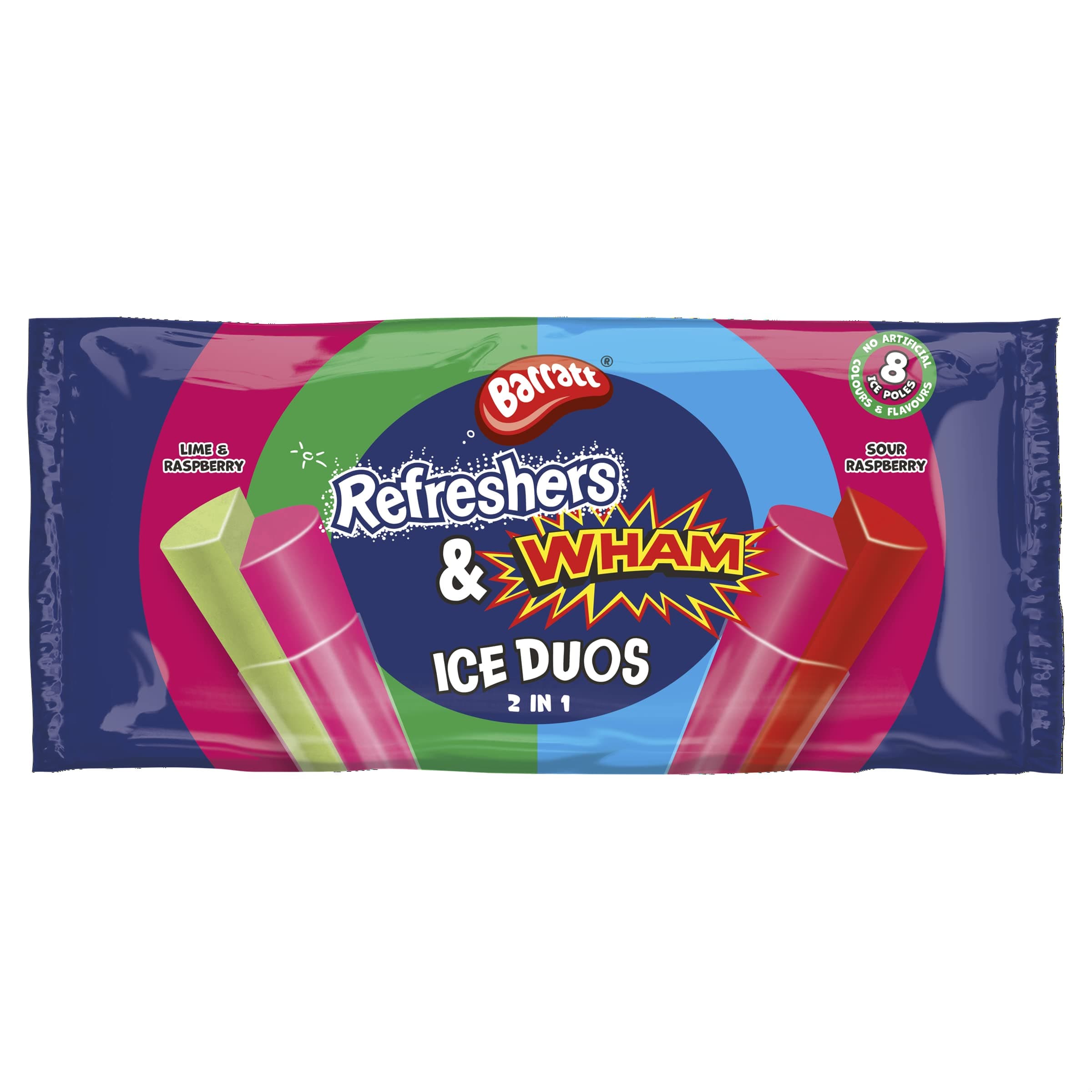 Barratt Wham & Refresher Ice Duos 640ml