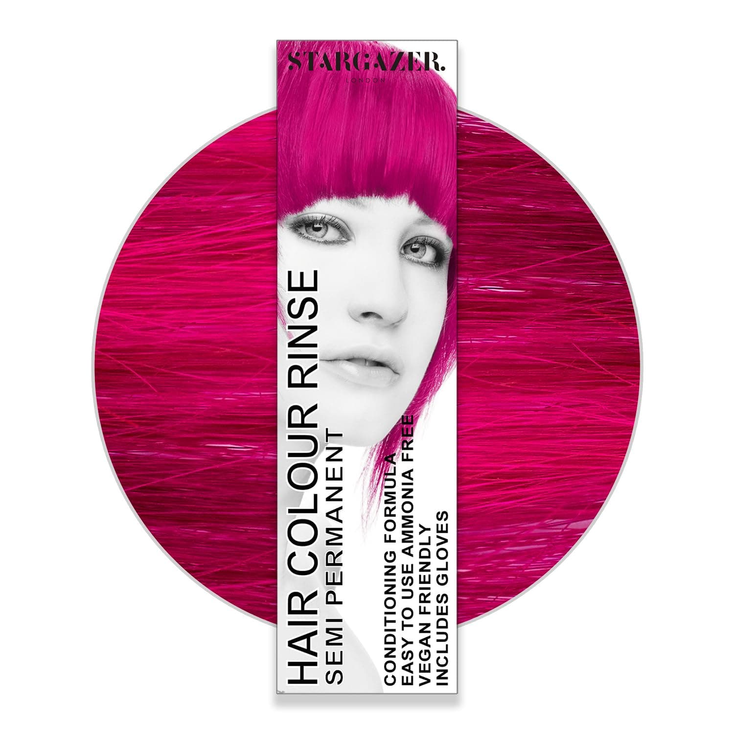 Semi-Permanent Conditioning Hair Dye Magenta