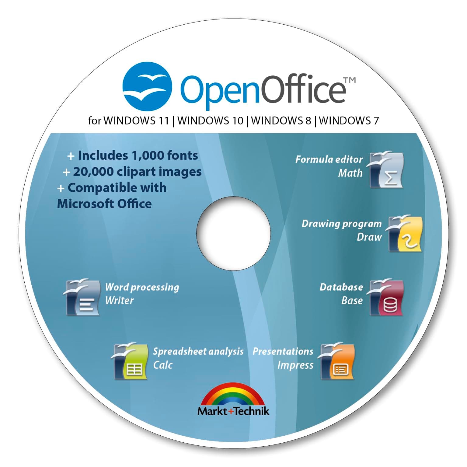 Office Suite 2025 Special Edition for Windows 11-10-8-7-Vista-XP | PC Software and 1.000 New Fonts | Alternative to Microsoft Office | Compatible with Word, Excel and PowerPoint