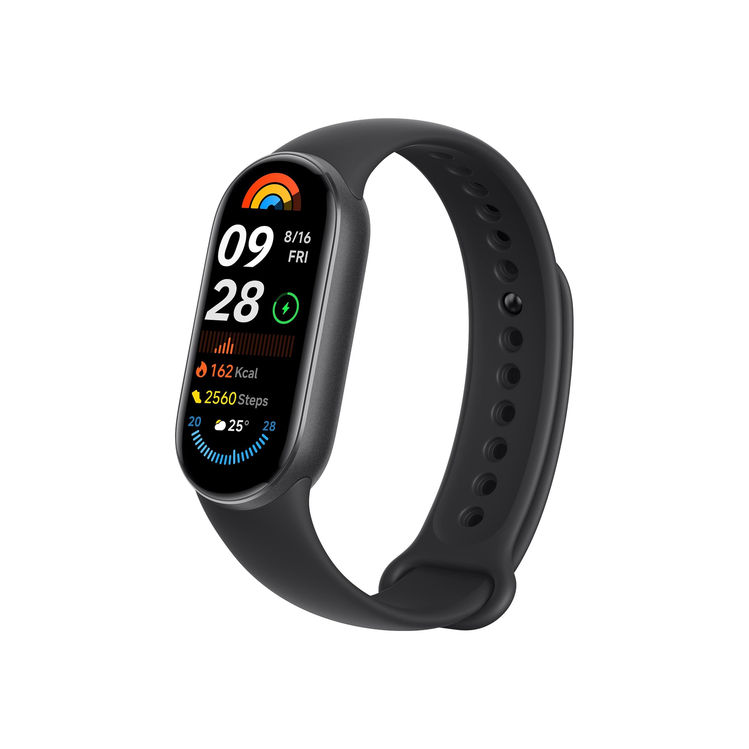 Xiaomi Smart Band 9 Global Version (2024) 1.62" Amoled Display | 233 mAh Battery | up to 21 Days of Battery Life | Over 150 Workout Modes | BT 5.4 | 50M Water Resistant - Midnight Black