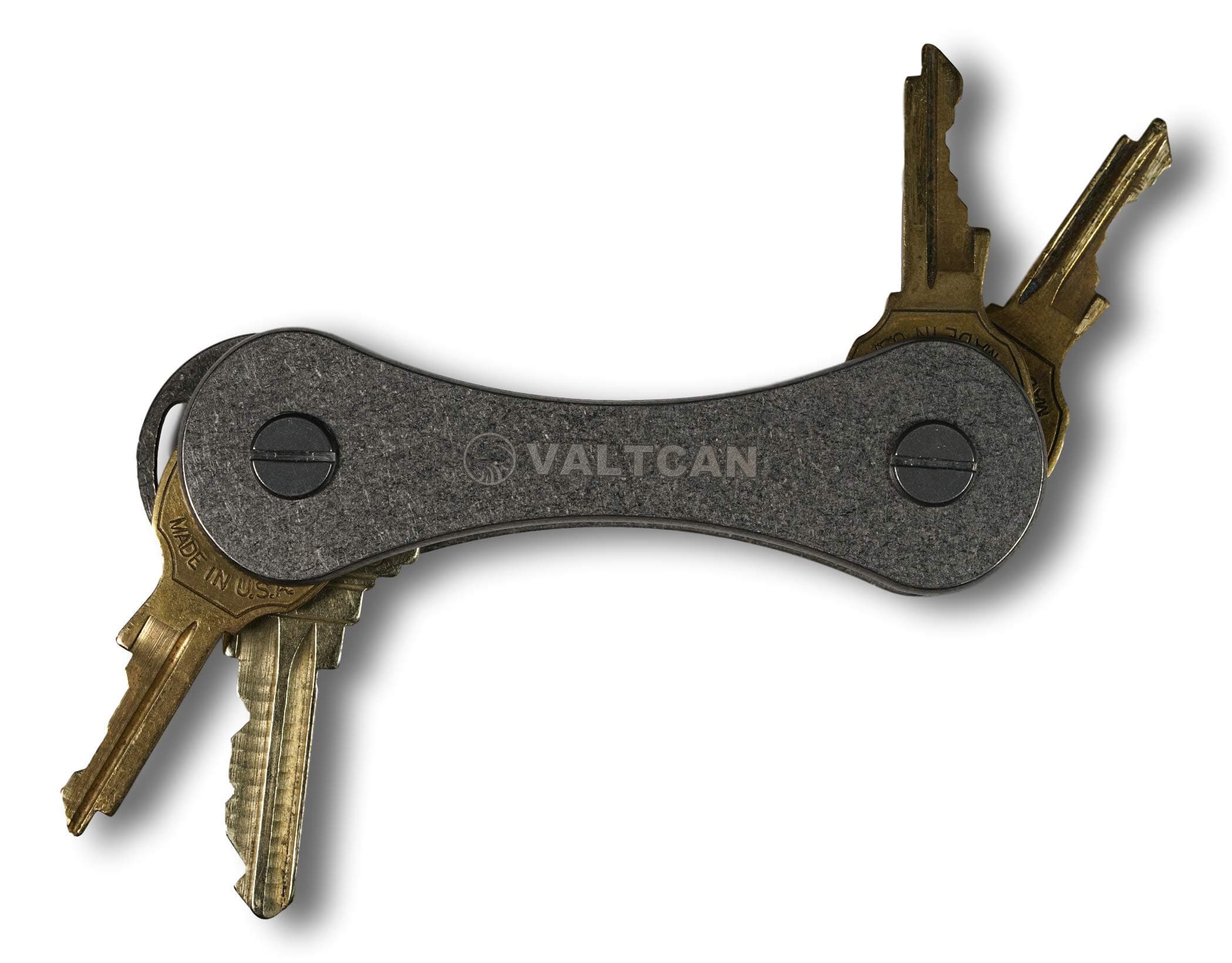 Valtcan Titanium Key Holder Wishbone Stonewash Finish
