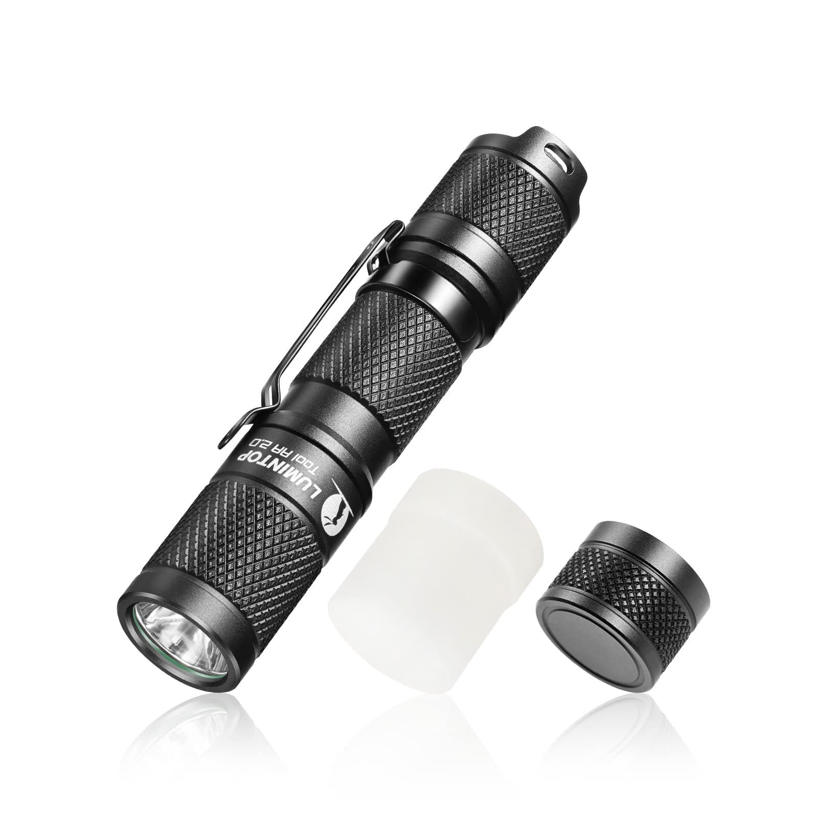 LED Torch, Small Torch Super Bright - LUMINTOP Flashlight Tool AA, 2019 New Recommend. Keyring Torch up to 650LM for EDC,Camping. IP68 Waterproof¡