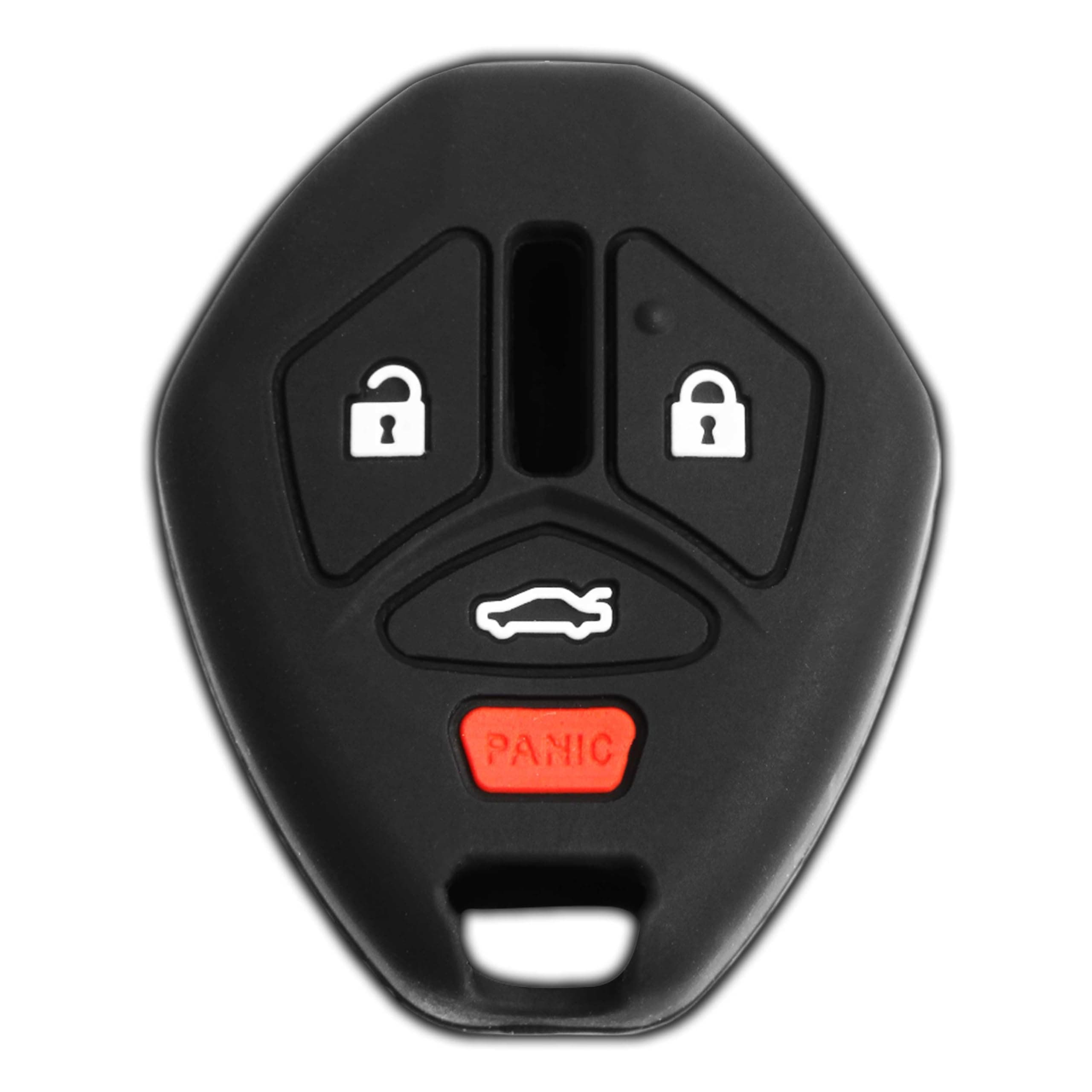 KeyGuardz Keyless Entry Remote Car Key Fob Outer Shell Cover Rubber Protective Case for Mitsubishi
