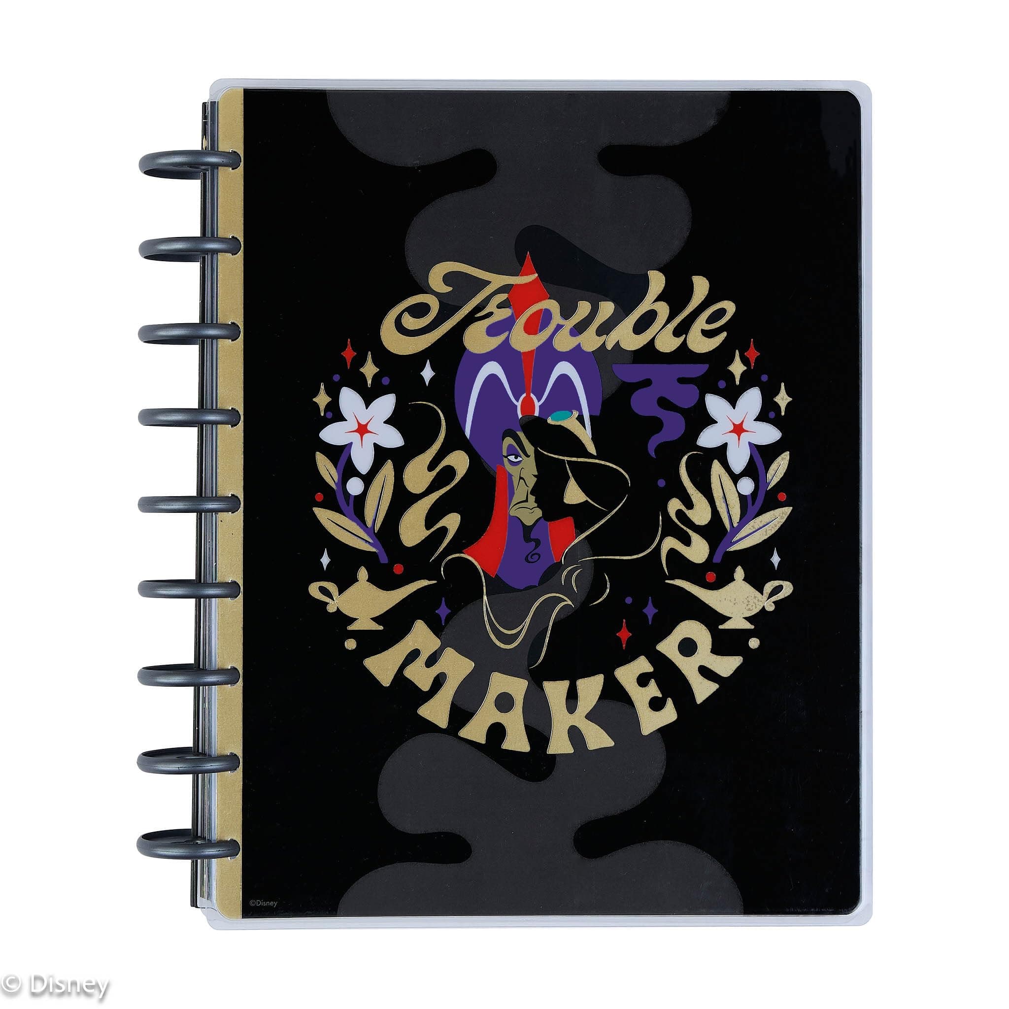 Happy Planner Disney Disc-Bound 12-Month Planner, Jan.–Dec. 2025 Daily, Weekly, and Monthly Planner, Classic Size, Vertical Layout, 12 Dividers, 7" x 9.25", Disney’s Good vs Evil