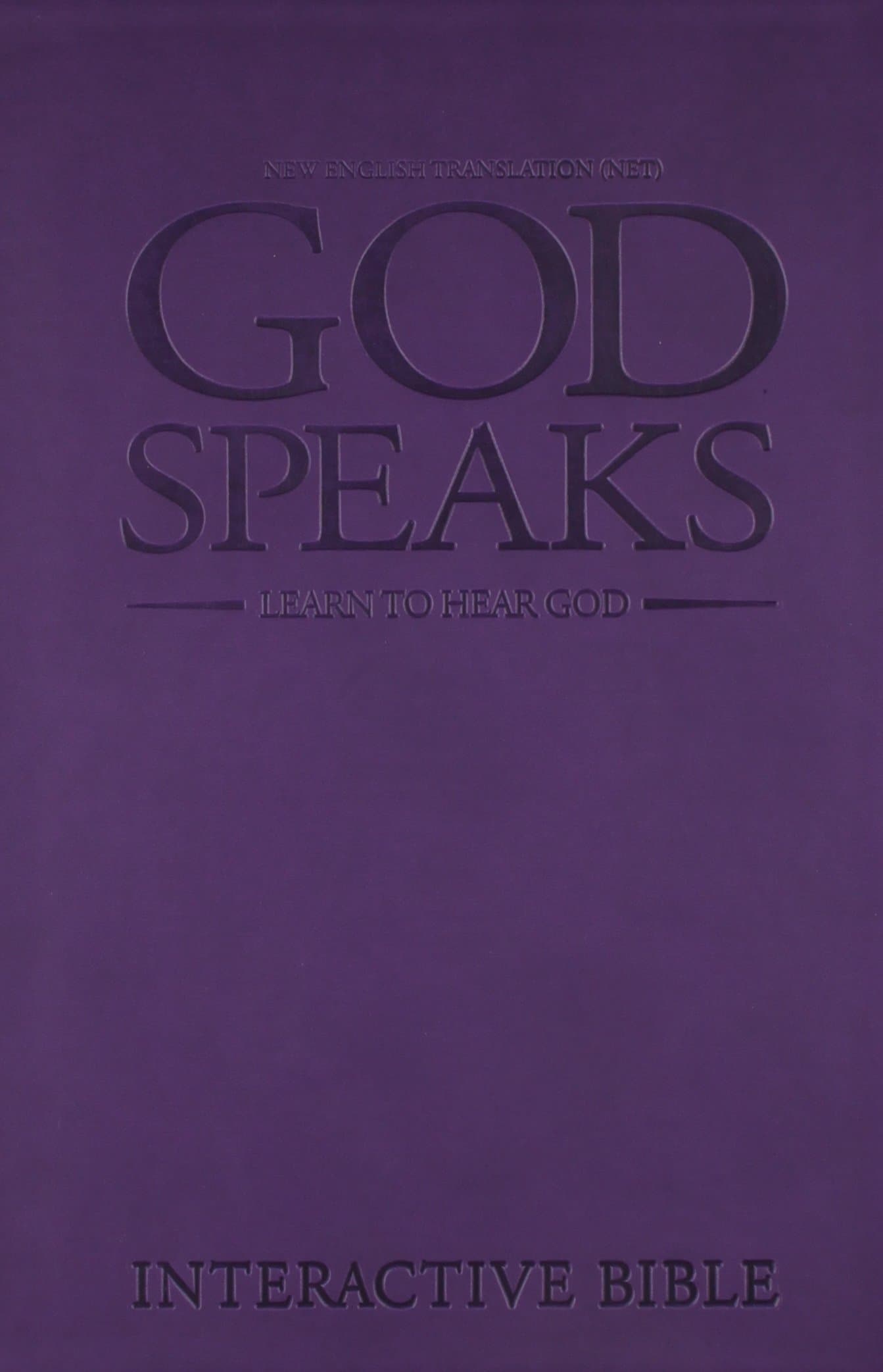 God Speaks Study Bible Purple Imitation Leather NET Leather Bound – Unabridged, August 9, 2013