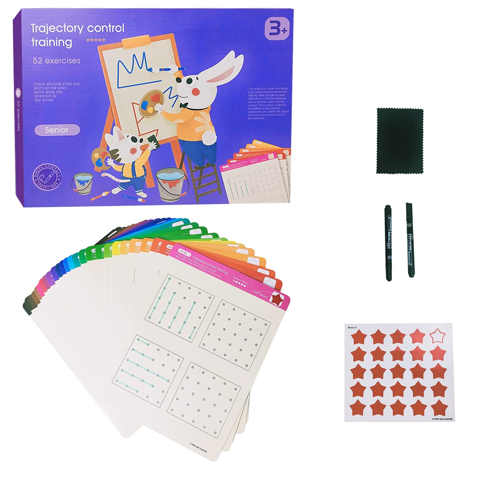 Preschool Toys - Pen Control Pre K Learning Activities, Practice Line Draw Shape Fine Motor Skills, Classroom Supplies Activities for Kids, Preschool Learning Toy Educational Toys for 3 4 5 6 Children