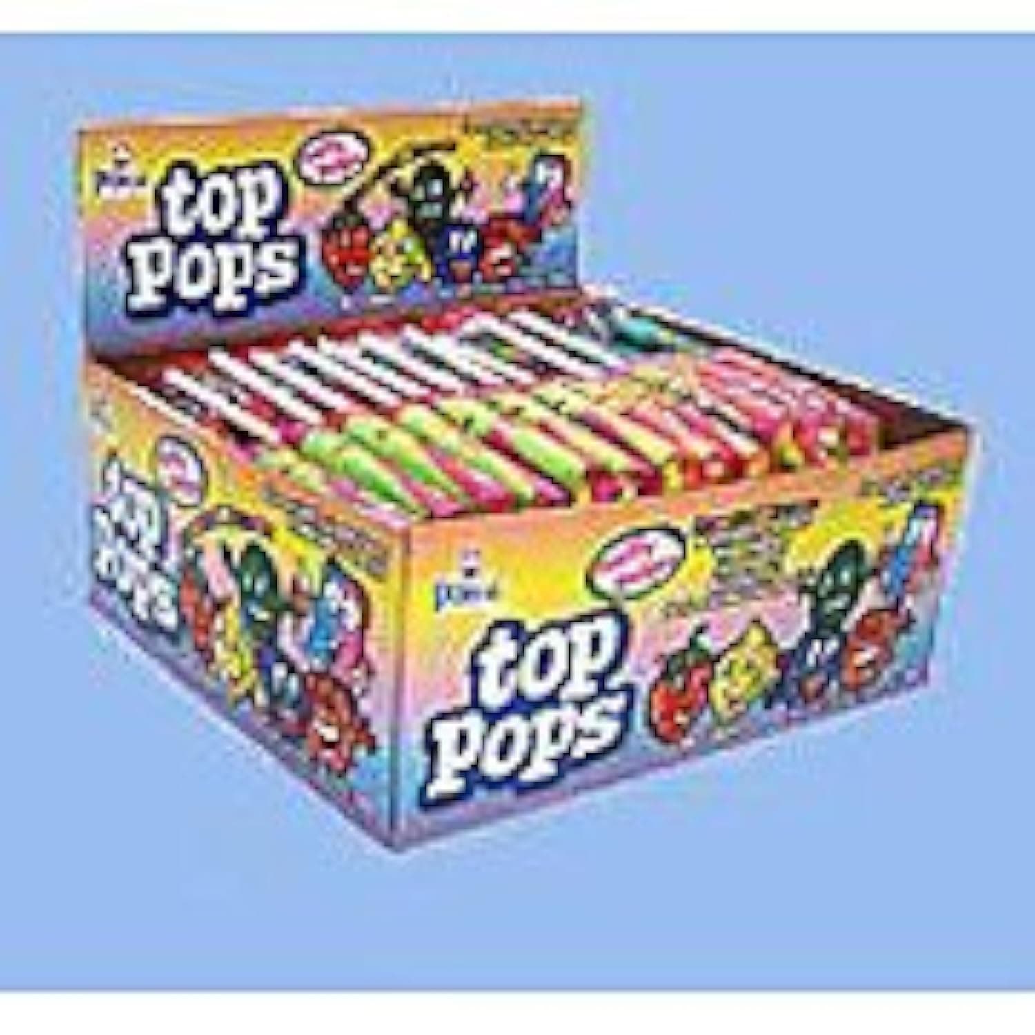 Top Pops Taffy Lollipops Assorted Flavors 48 ct