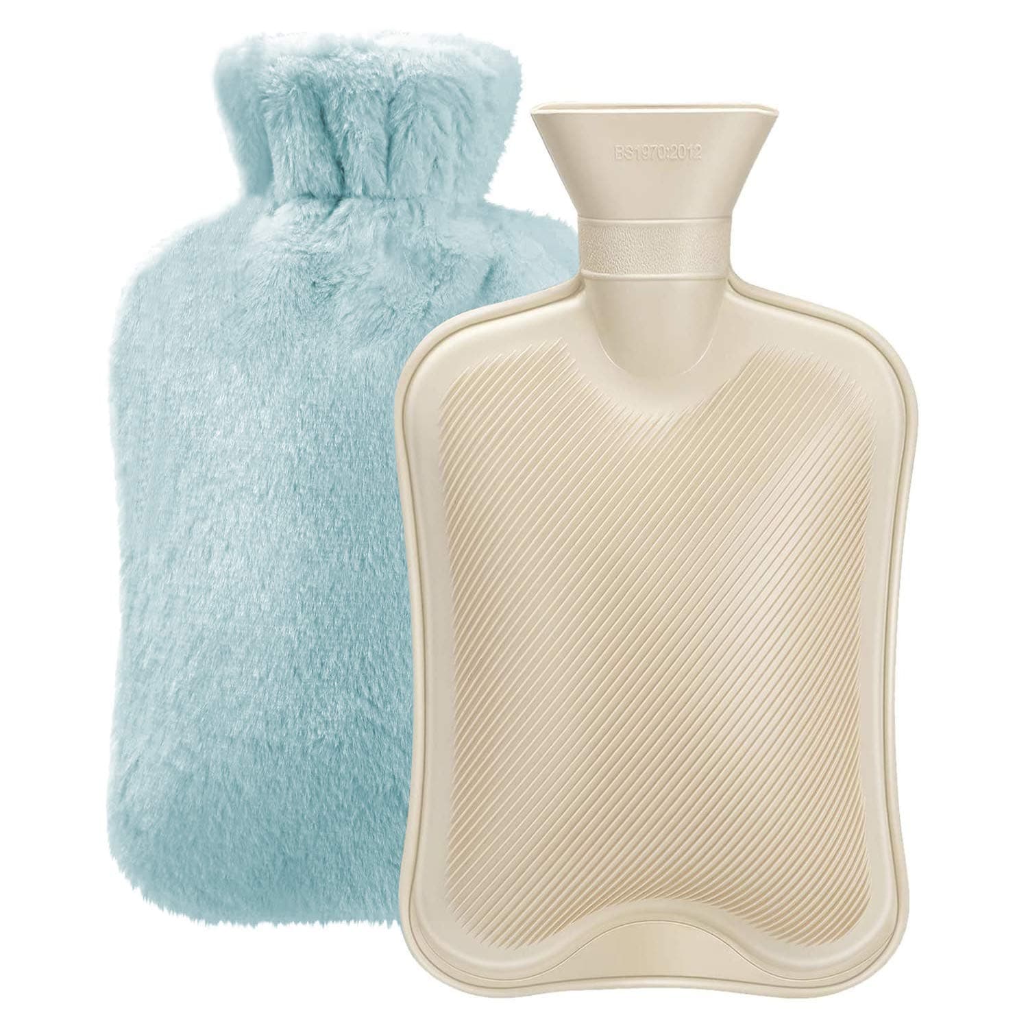 hot Water Bottle with Cover 2L