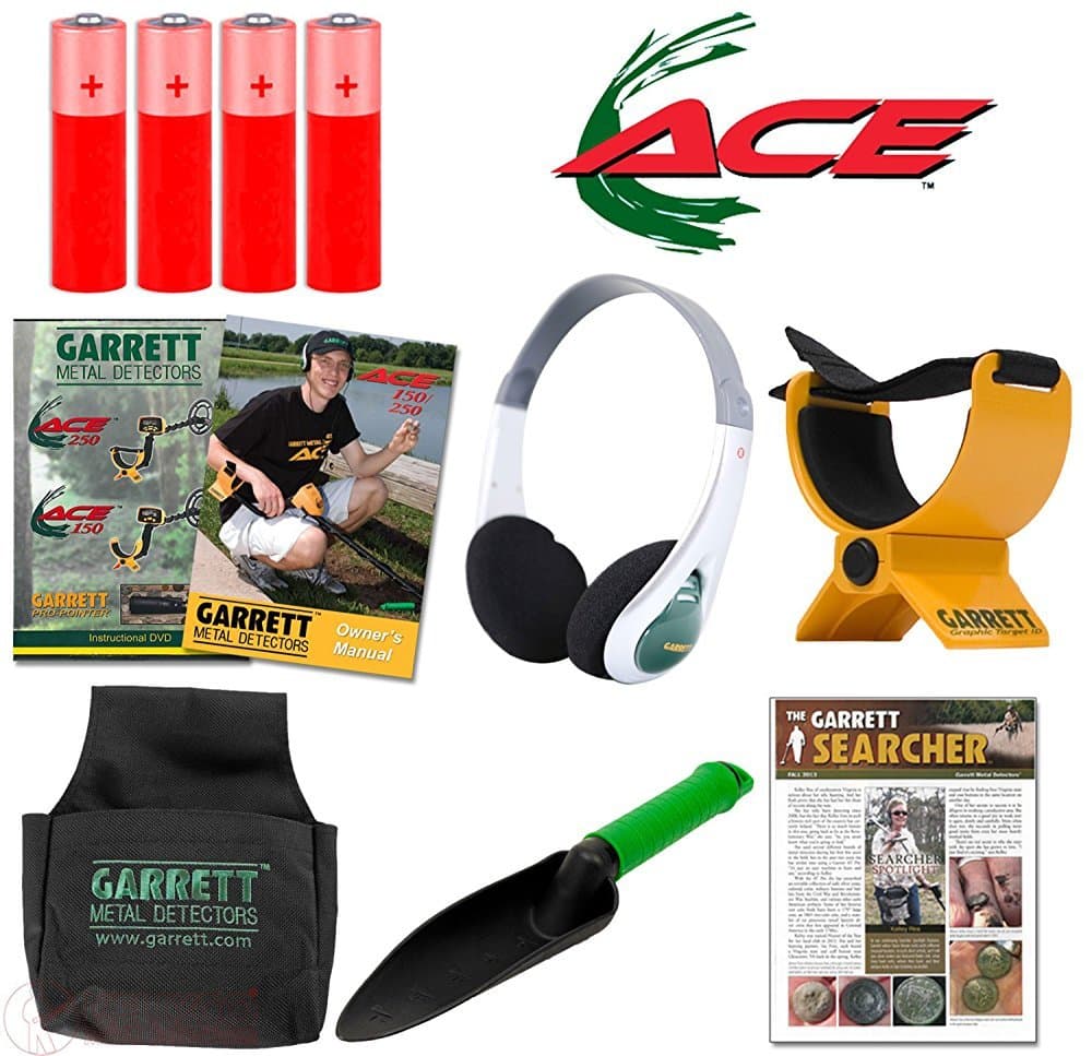 GARRETT ACE 150 METAL DETECTOR COIN HUNTER PACK