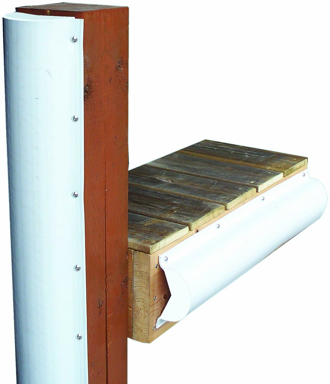 Dock EdgeInc. PVC Piling Bumper (White, 6-Feet)