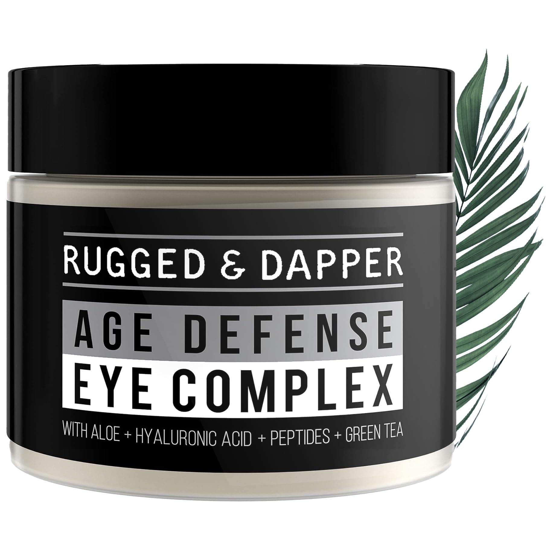 RUGGED & DAPPER- Eye Cream for Men- 1 oz- Powerful Anti Aging Gel Complex- Combats Wrinkles, Dark Circles & Visible Fatigue- Advanced Natural & Organic Ingredients Revives & Defends Entire Face