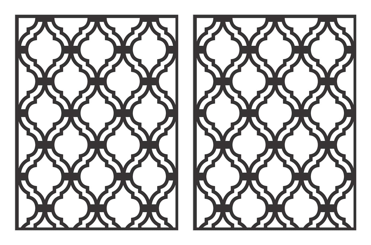 Stencil Lattice (7.3 X 9.7 Inches)