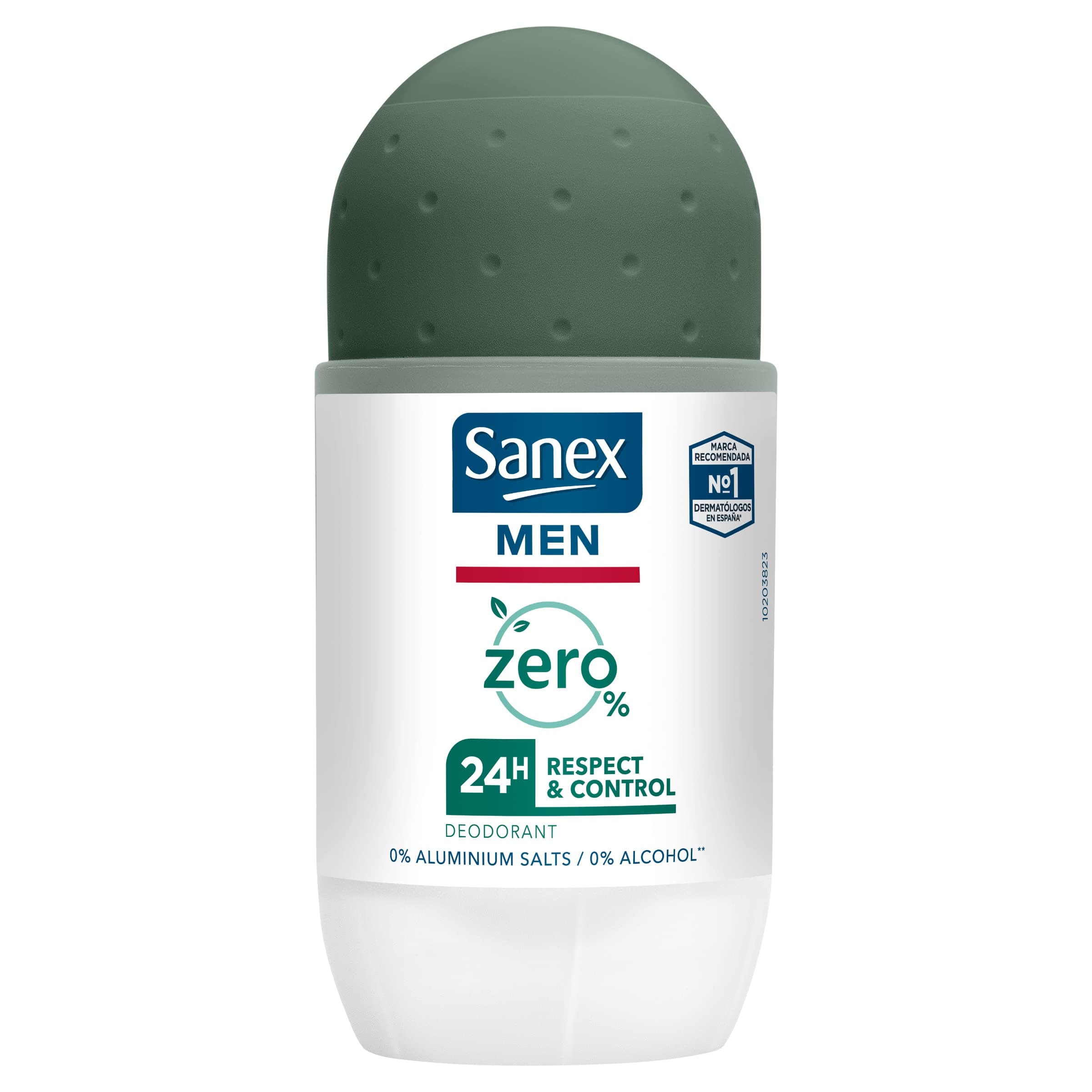 Sanex Men Zero% Respect & Control, Men's Deodorant, Roll-On Deodorant, 50 ml