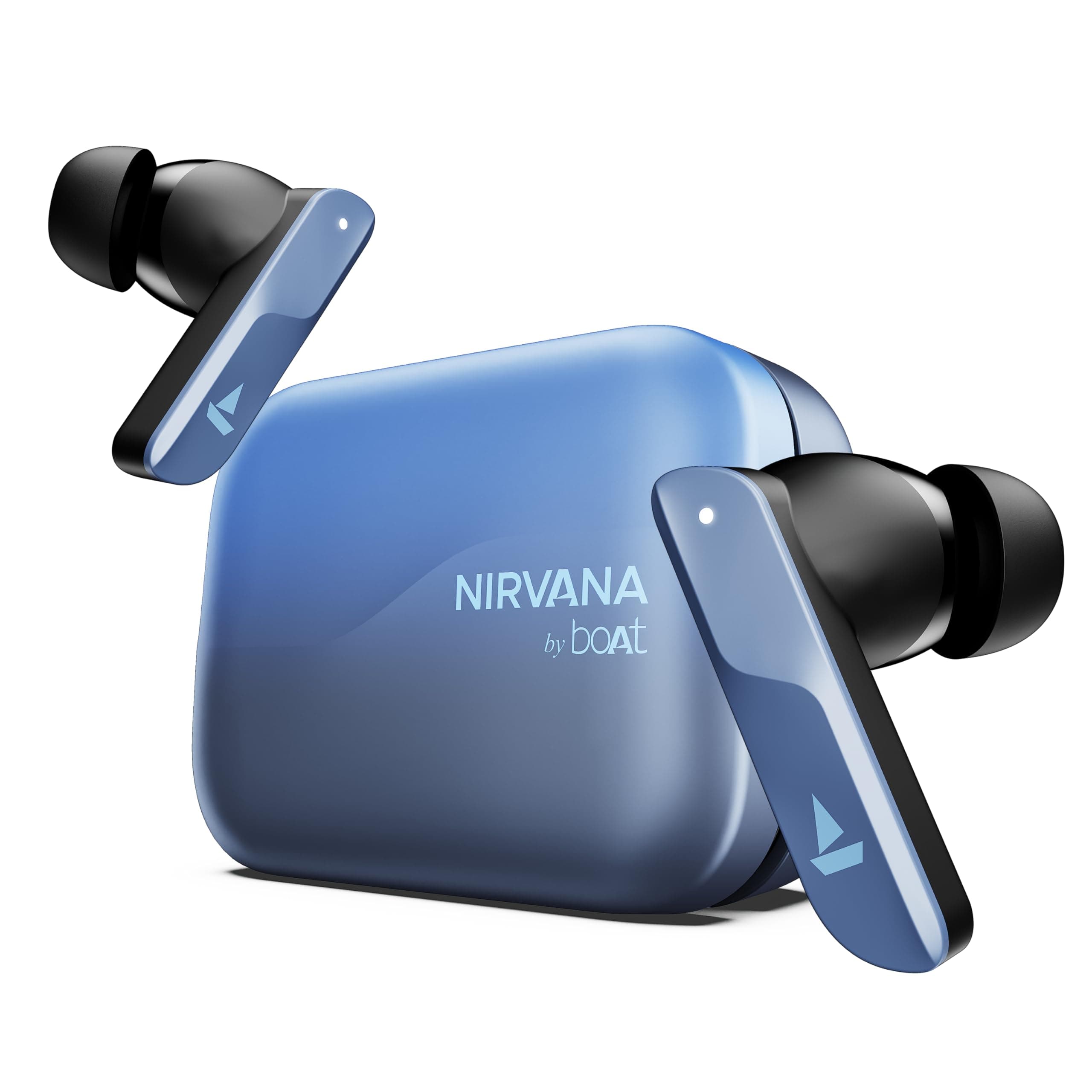 boAt Nirvana X TWS in Ear Earbuds(Mist Blue)