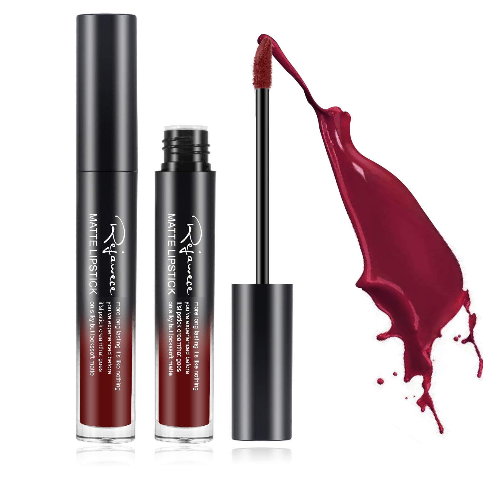 Lip Gloss Waterproof Long Lasting Matte Lip Gloss Liquid Lipstick Beauty Makeup Cosmetics Lip Stick (Color 21#)