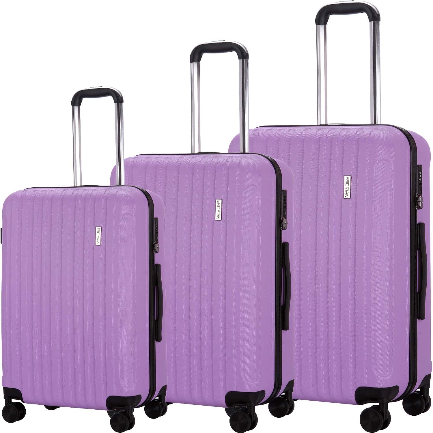 Luggage Set 3 Piece Suitcase ABS Trolley Spinner Hardshell Lightweight Suitcases TSA