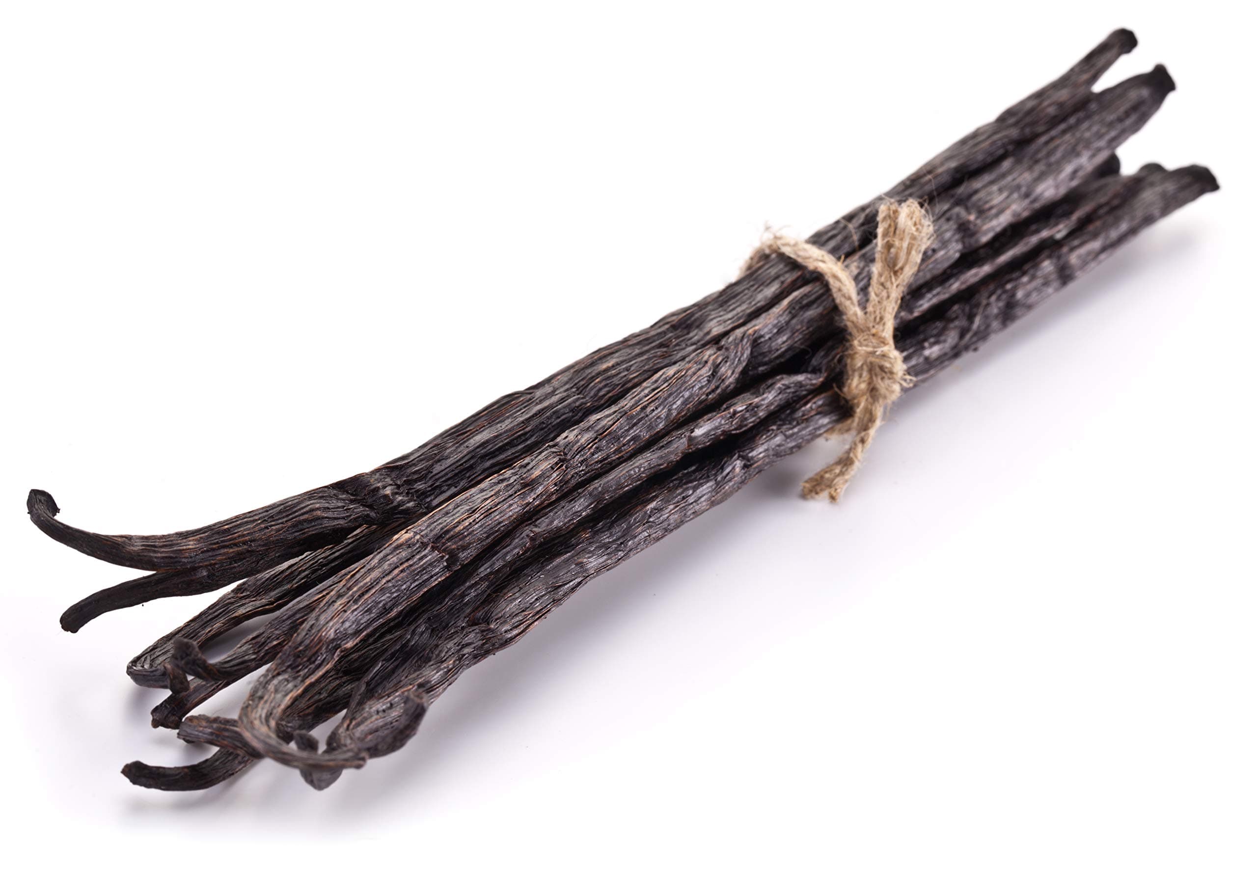 5 Vanilla Beans - Whole Extract Grade B Pods for Baking, Homemade Extract, Brewing, Coffee, Cooking - Tahitian