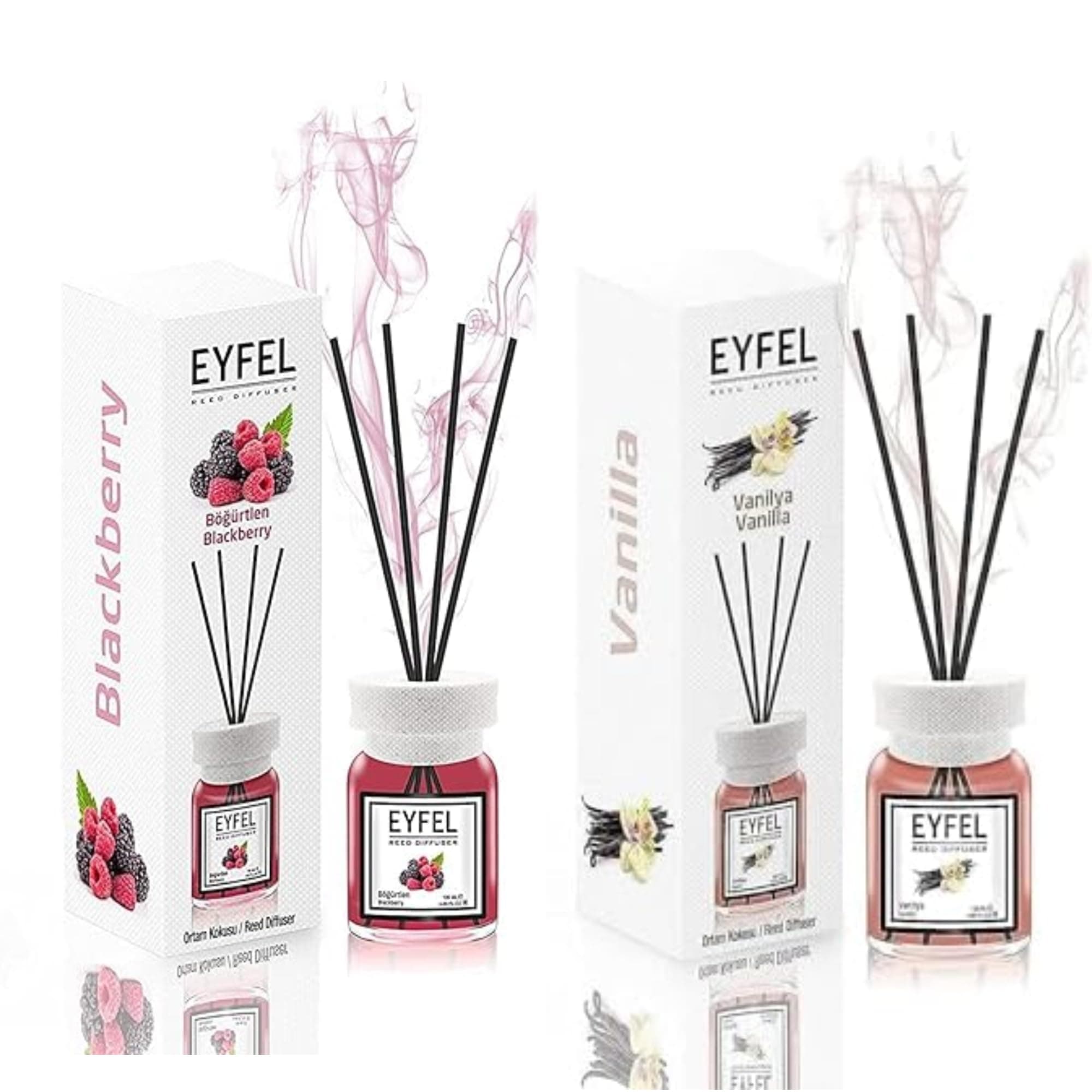 GenericEYFEL REED DIFFUSER 2 PIECE COMBO PACK BLACKBERRY&VANIILA