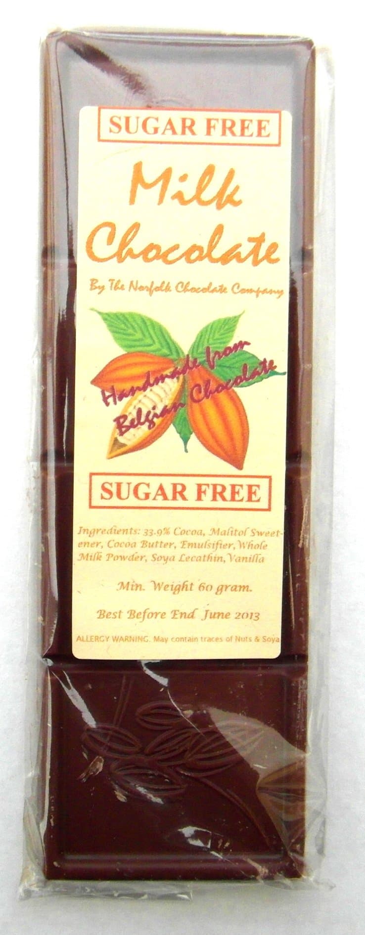 Sugar Free Milk Chocolate 4 x 60g