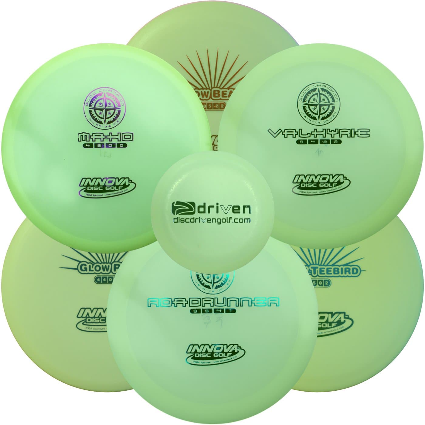 Innova Glow Disc Golf Driver Set