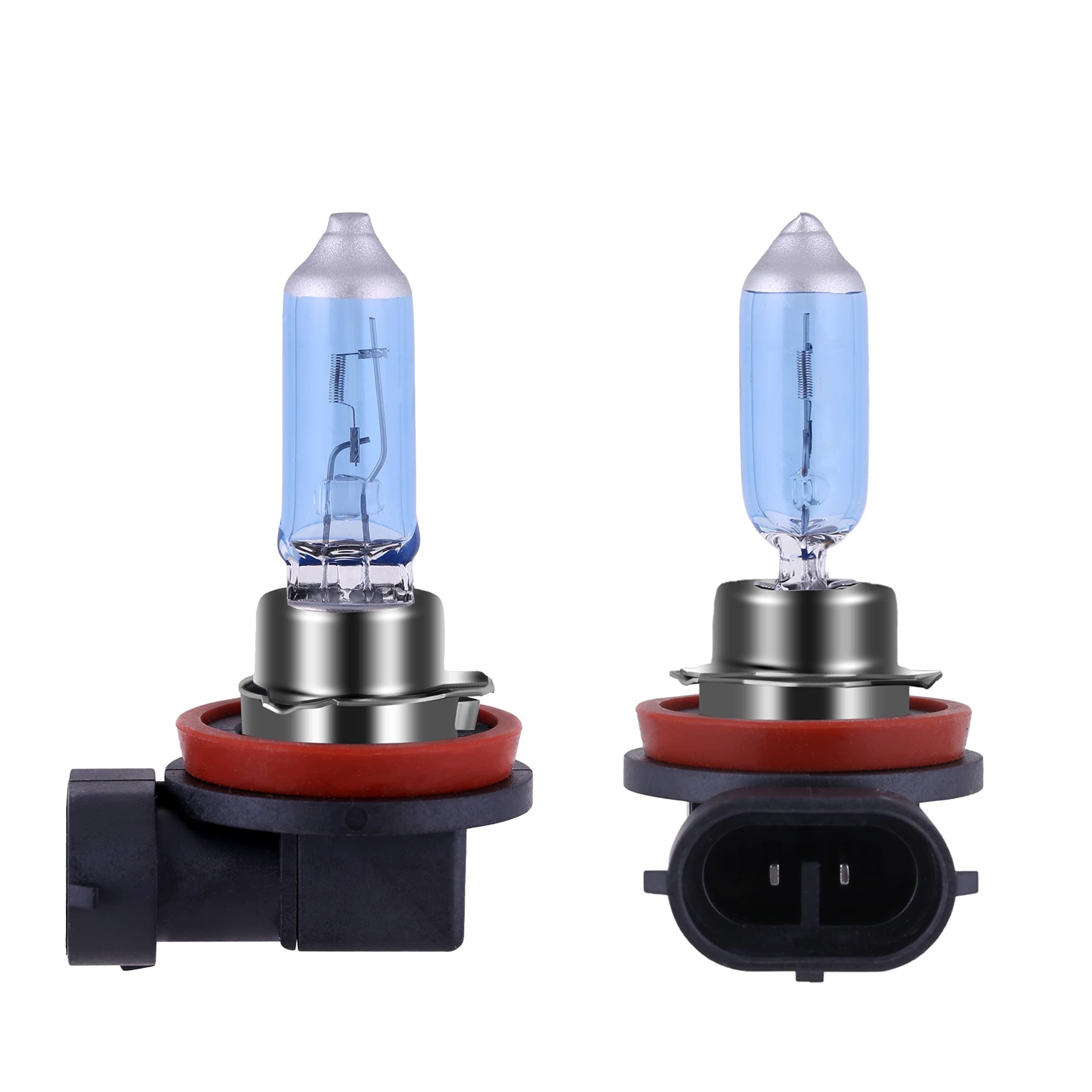 NEWBROWN H8 Bulb Halogen fog light bulb 5000K Super White Light Long Life Replacement PGJI9-1 12V/35W (H8, 2 Pack)