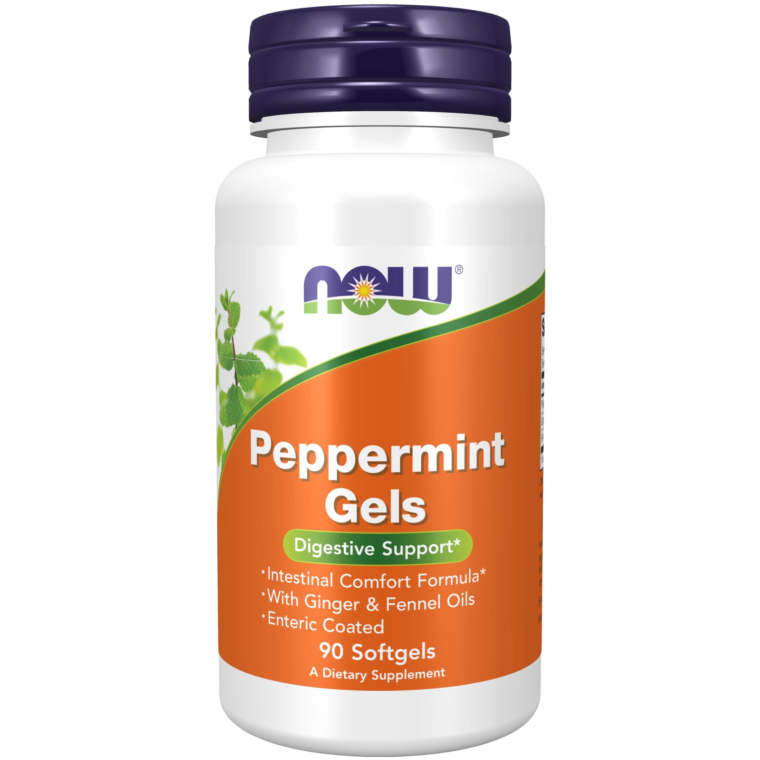 Now Foods Peppermint, 90 Softgels