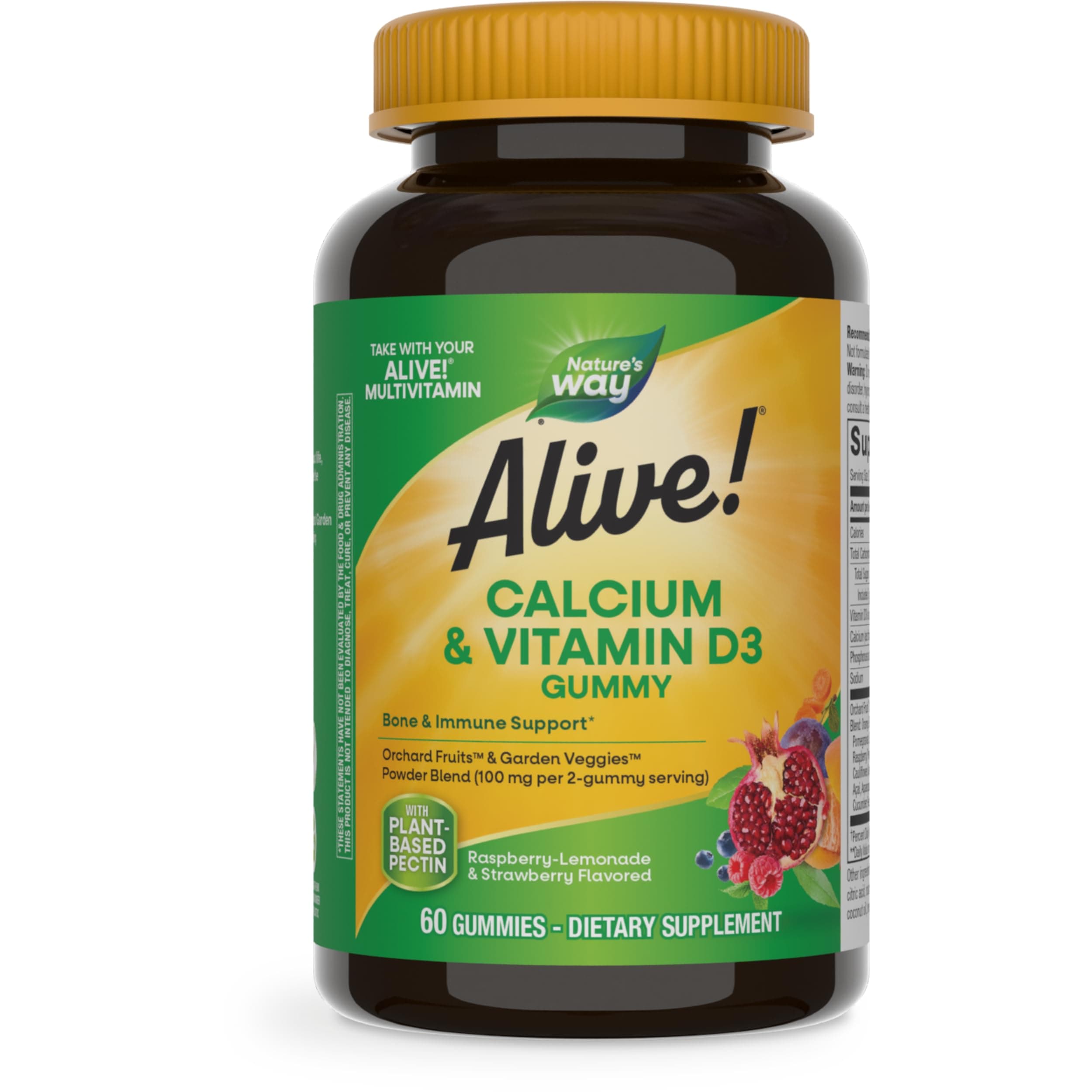 Nature'S Way Alive Calcium + D3 Gummies 60'S