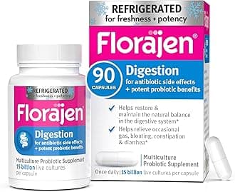 Digestion Probiotic - Gut Health Supplement for Bloating, Constipation, & Digestive Relief - 15 Billion Live Cultures - Multi-Strain Formula - Refrigerated for Freshness - 90-Count