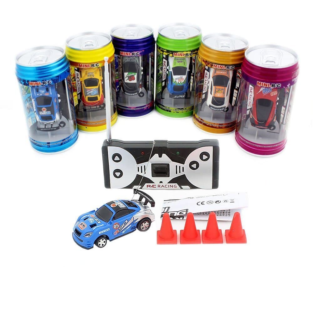 Coke cans Remote Control car Micro Racing Car Coke cans Remote Control car Charging car,Random Color