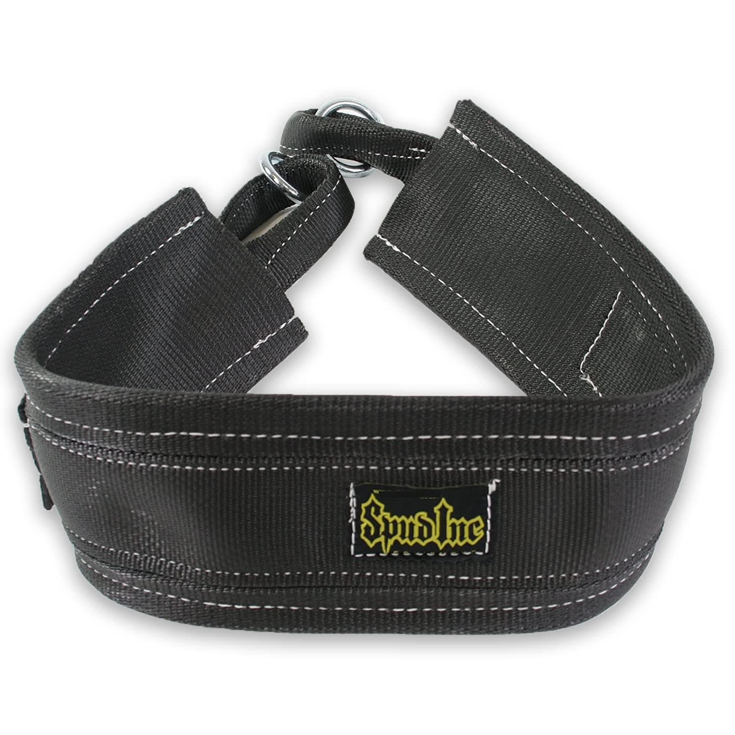 Spud Black Belt Squat Large Belt for Weight Lifting Strength Training and Power Lifting by Spud, Inc.