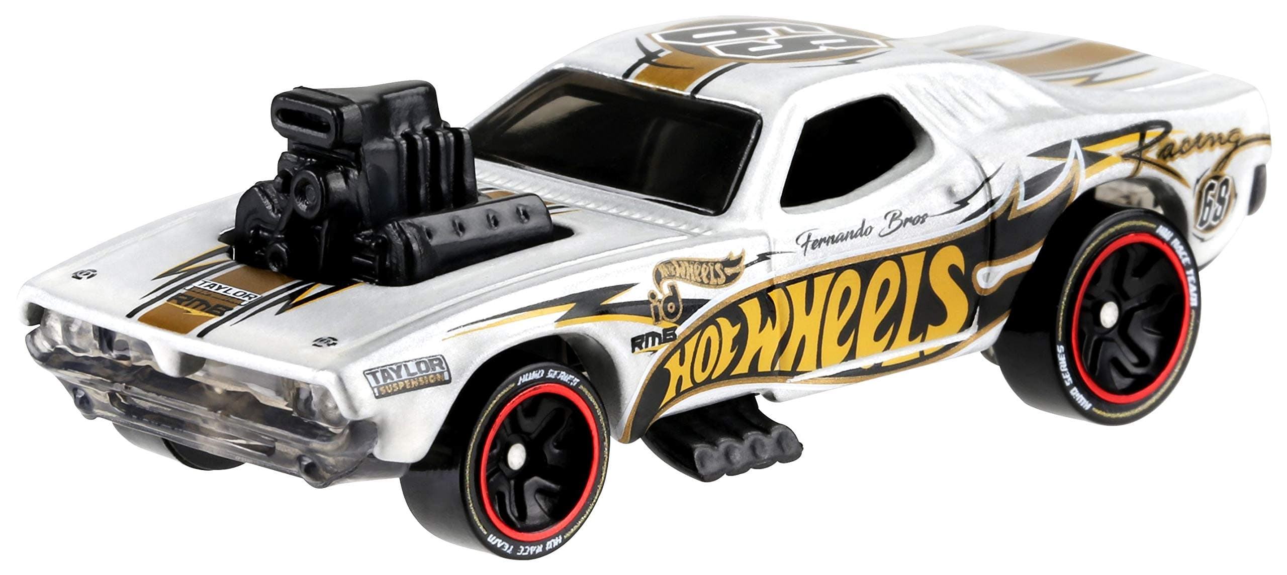 Hot Wheels id Vehicle Roger Dodger with Embedded NFC Chip, Uniquely Identifiable, 1:64 Scale, for Kids Ages 8 Years and Older
