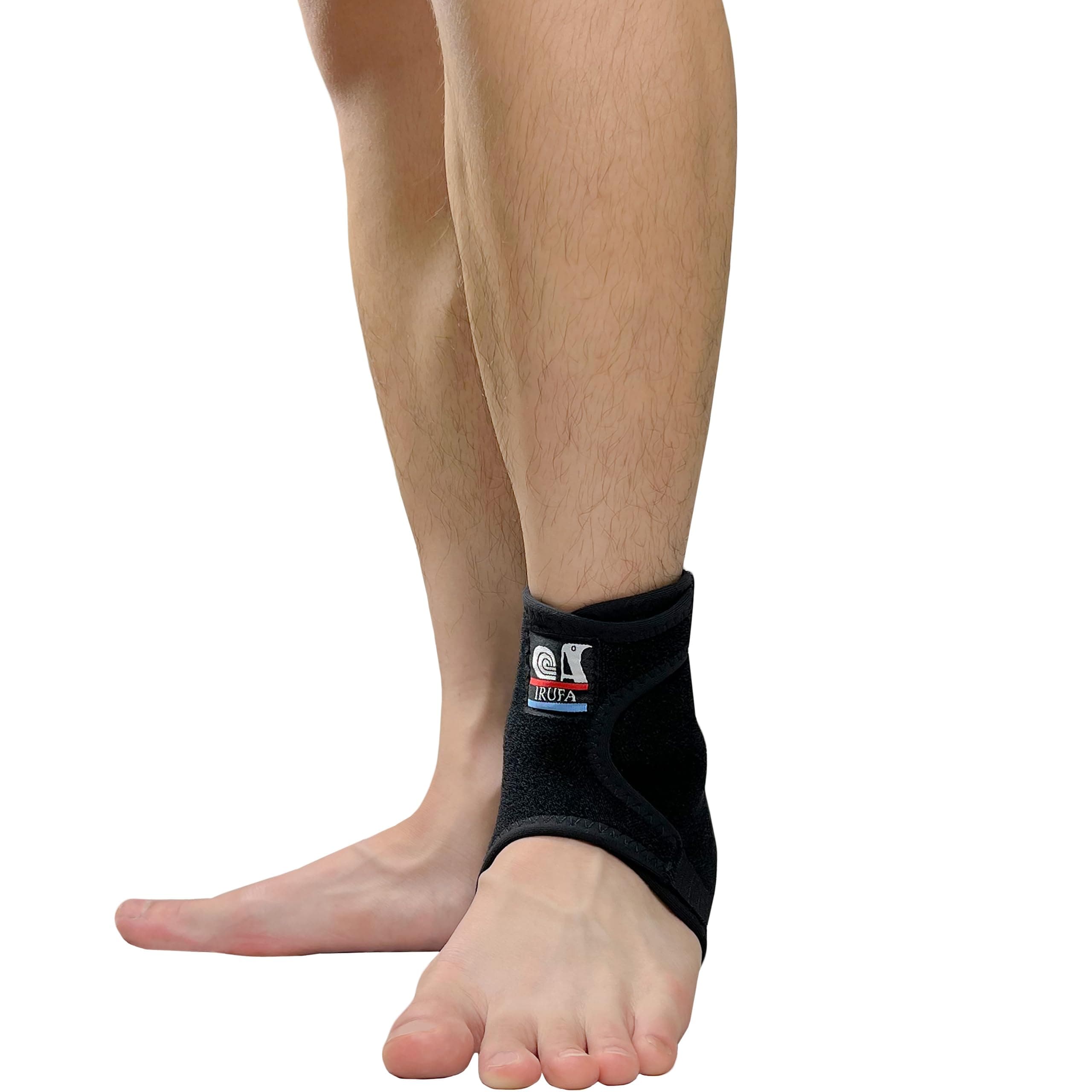 IRUFA, AN-OS-12, 3D Breathable Adjustable Spacer Fabric Ankle Wrap for Sport, Running, Basketball and Pain Relief of Sprains, Strains, Arthritis and Torn Tendons in Foot and Ankle