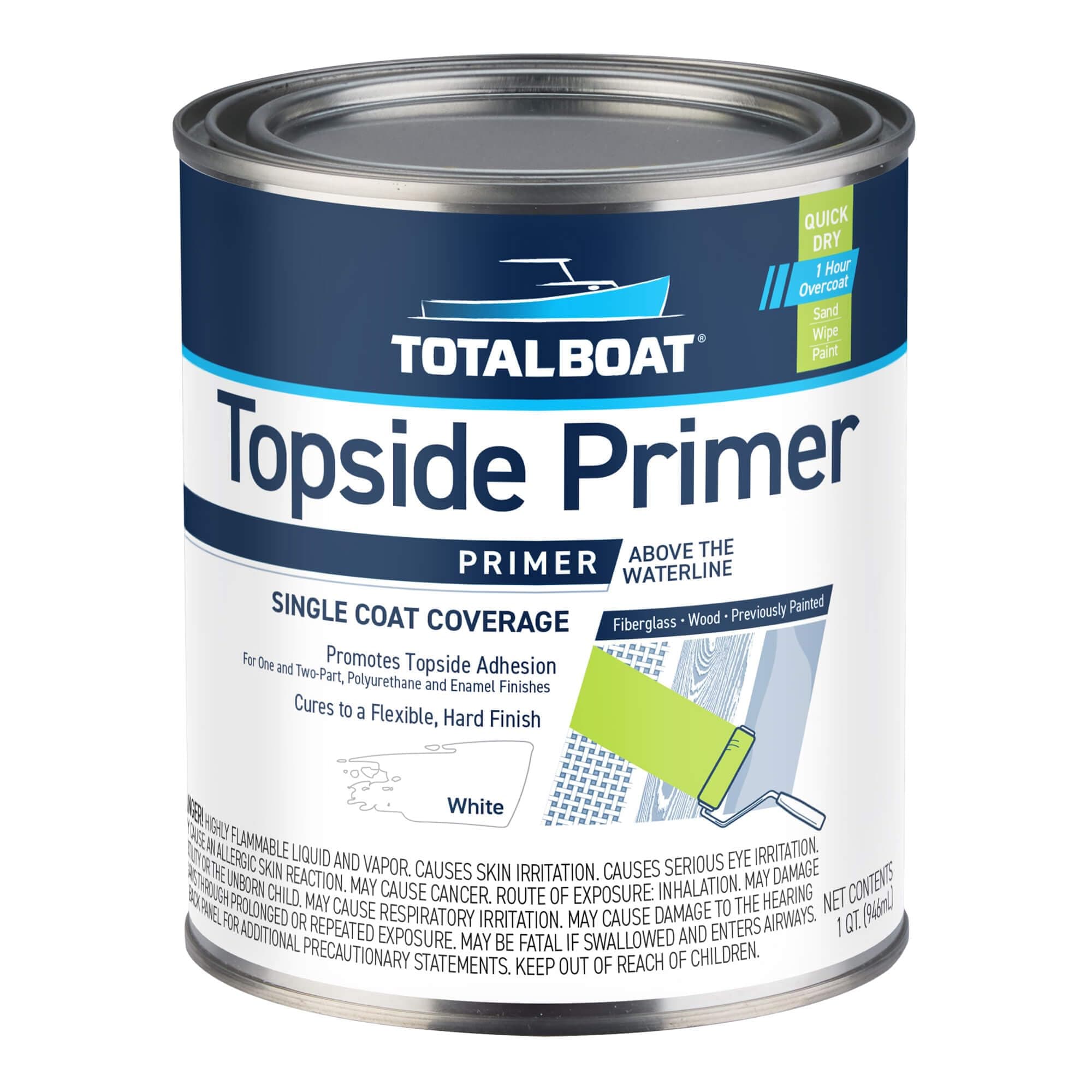 TotalBoat TotalBoat Topside Primer (White, Quart)