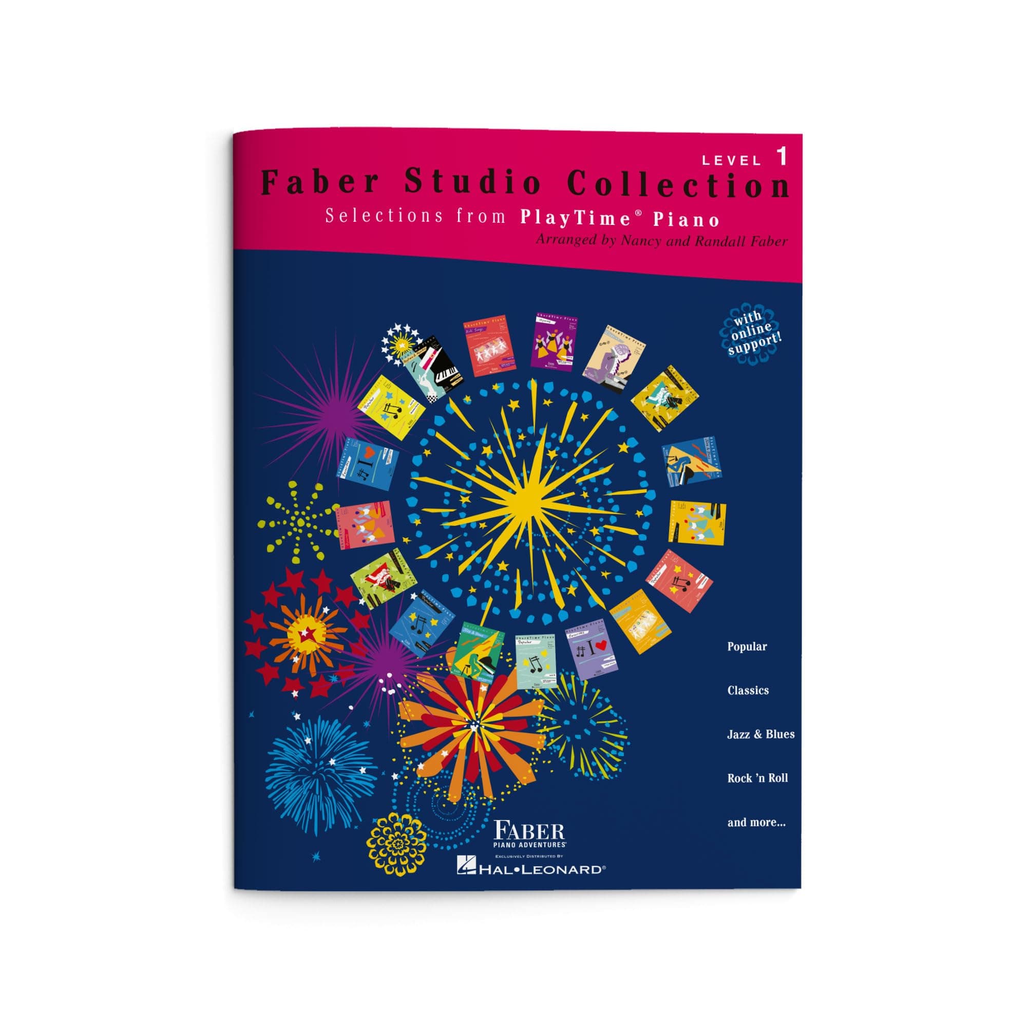 Faber Studio Collection: Selections from PlayTime Piano - Level 1 | Beginner Piano Sheet Music Book for Kids | Easy Piano Songbook with Familiar Tunes and Fun Arrangements | Faber Piano Book