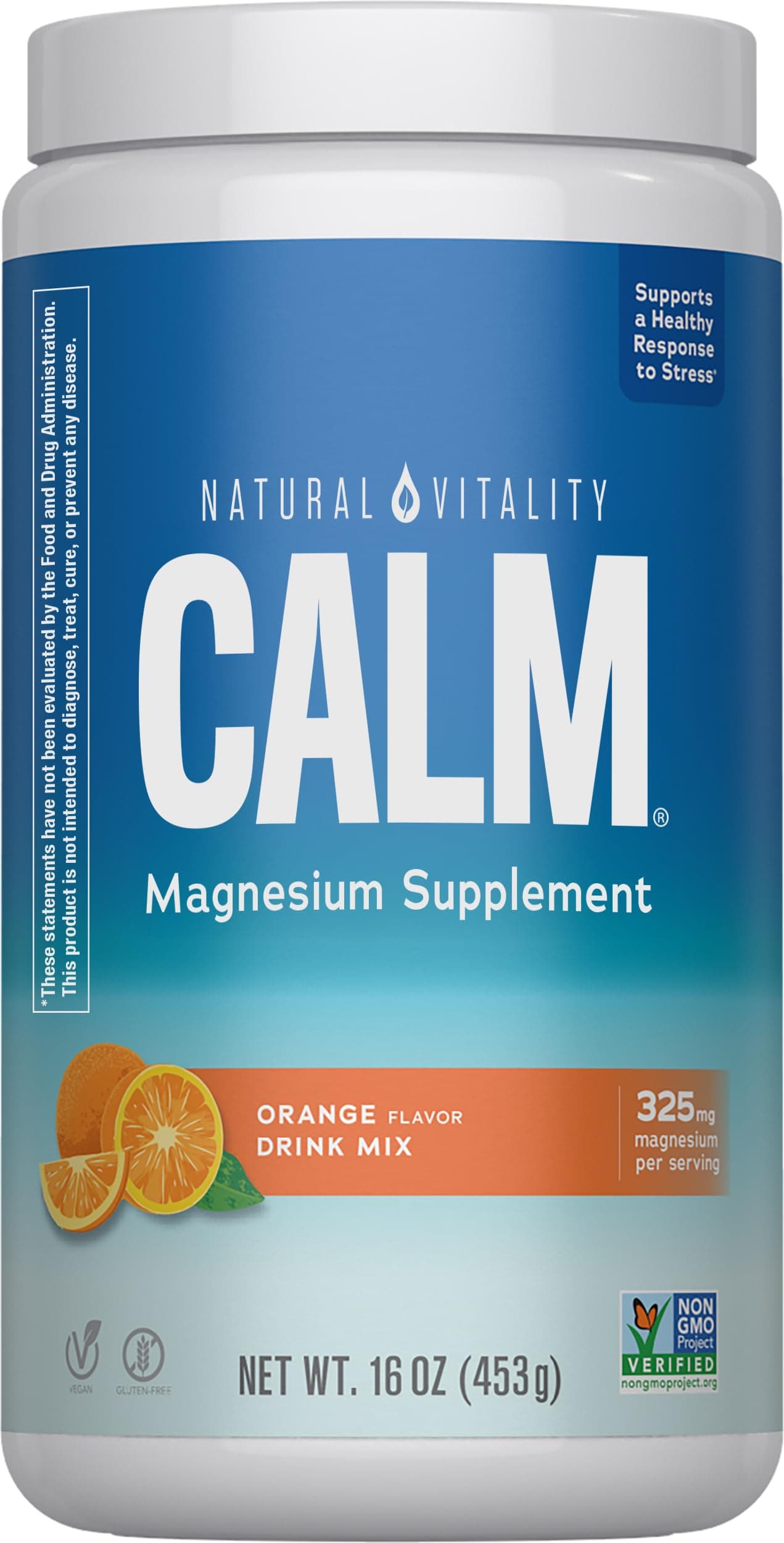 Natural Vitality Natural Calm Orange, 16 Ounce