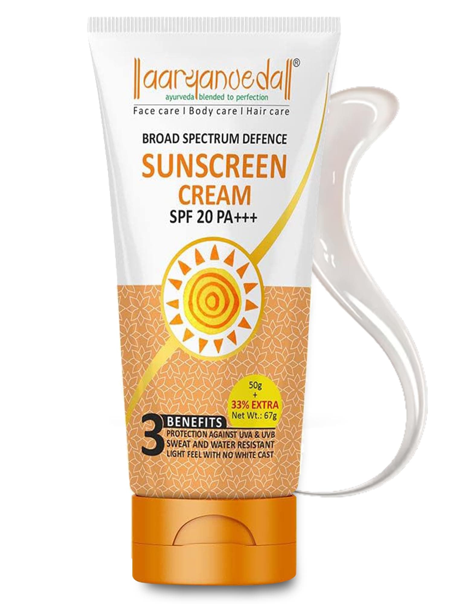 Aryanveda Sunscreen Lotion SPF-20(67 gm)