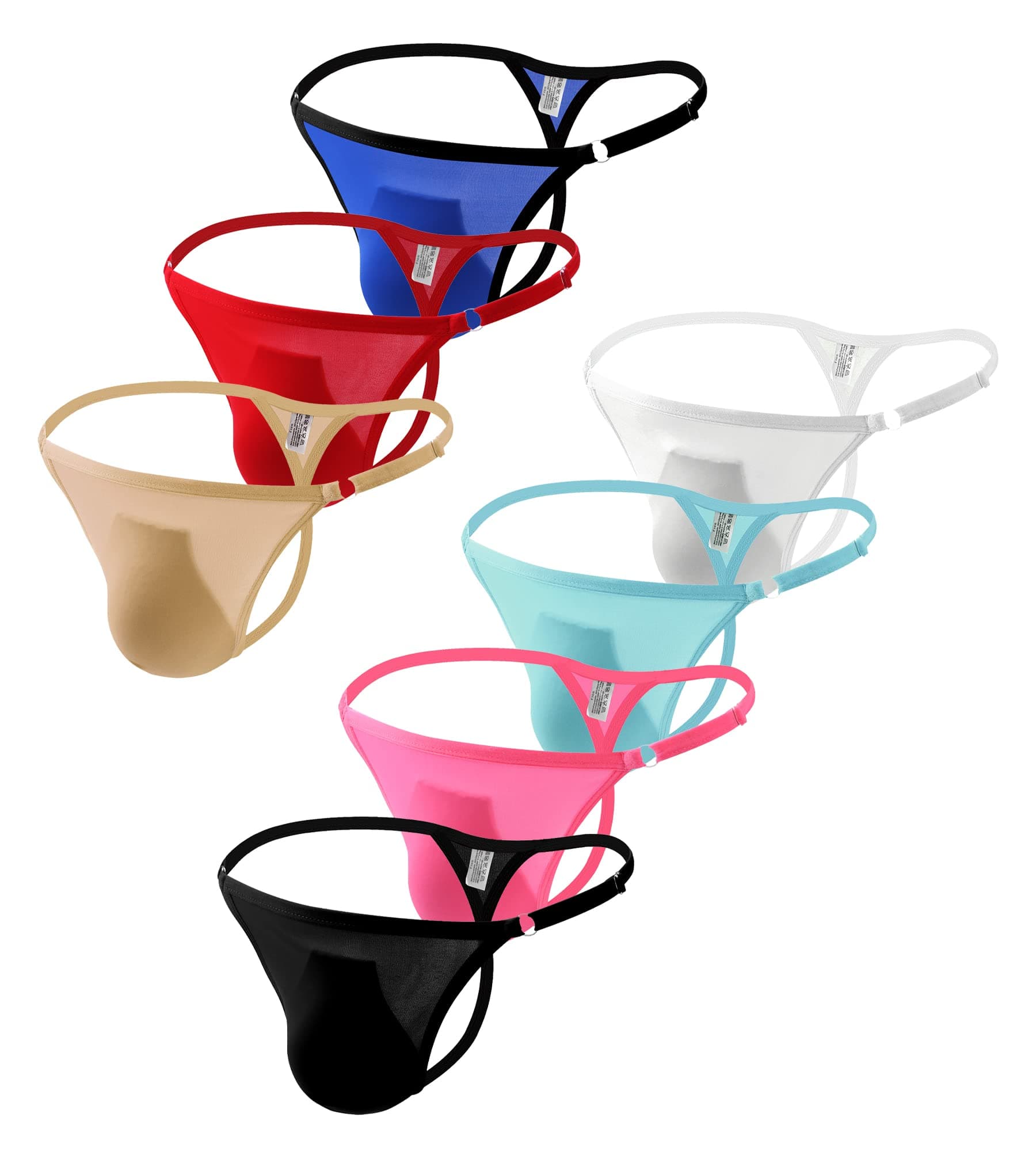 YuKaiChen Men's Silk Underwear String Bikini Briefs Low Rise