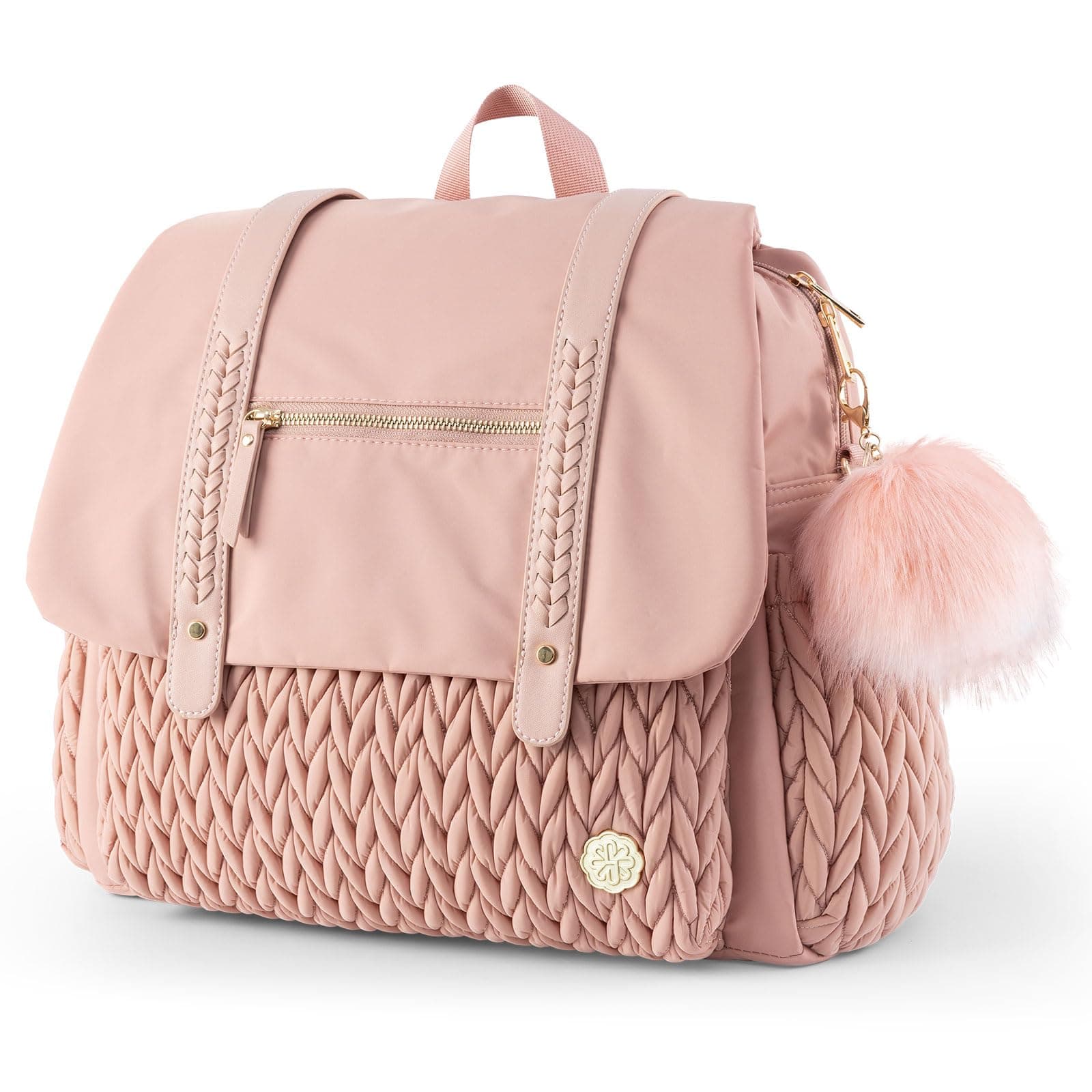 Diaper Bag Backpack Large Capacity Convertible Travel Back Pack Waterproof Baby Bag for Mom and Girl