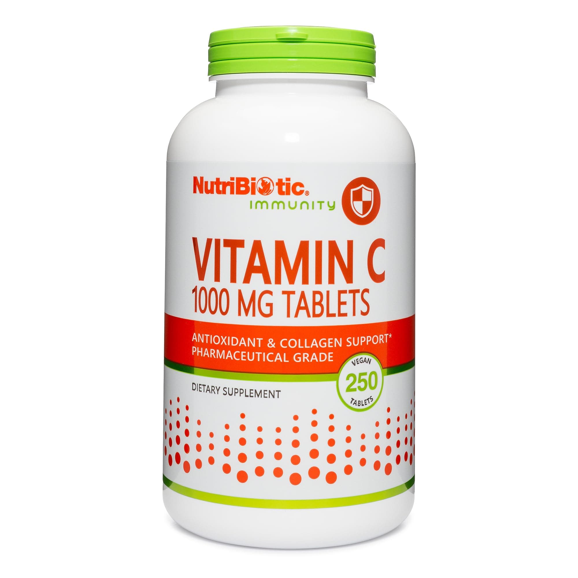 Vitamin C 1000 Mg, 250 Count Tablets | Essential Immune & Antioxidant Collagen Support Supplement | Pharmaceutical Grade L-Ascorbic Acid | Vegan, Non-GMO & Gluten Free