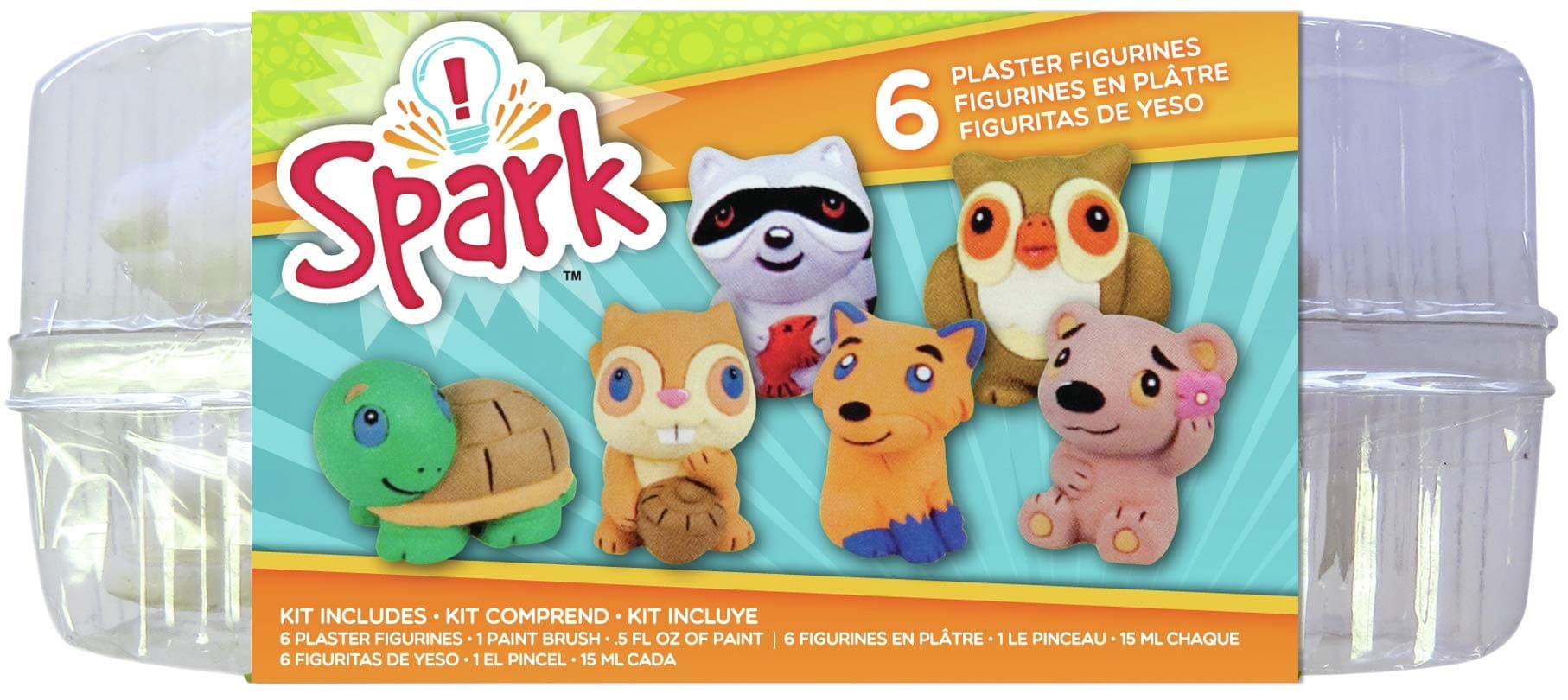 ColorBok 65455B Plaster Figurines, Forest Critters