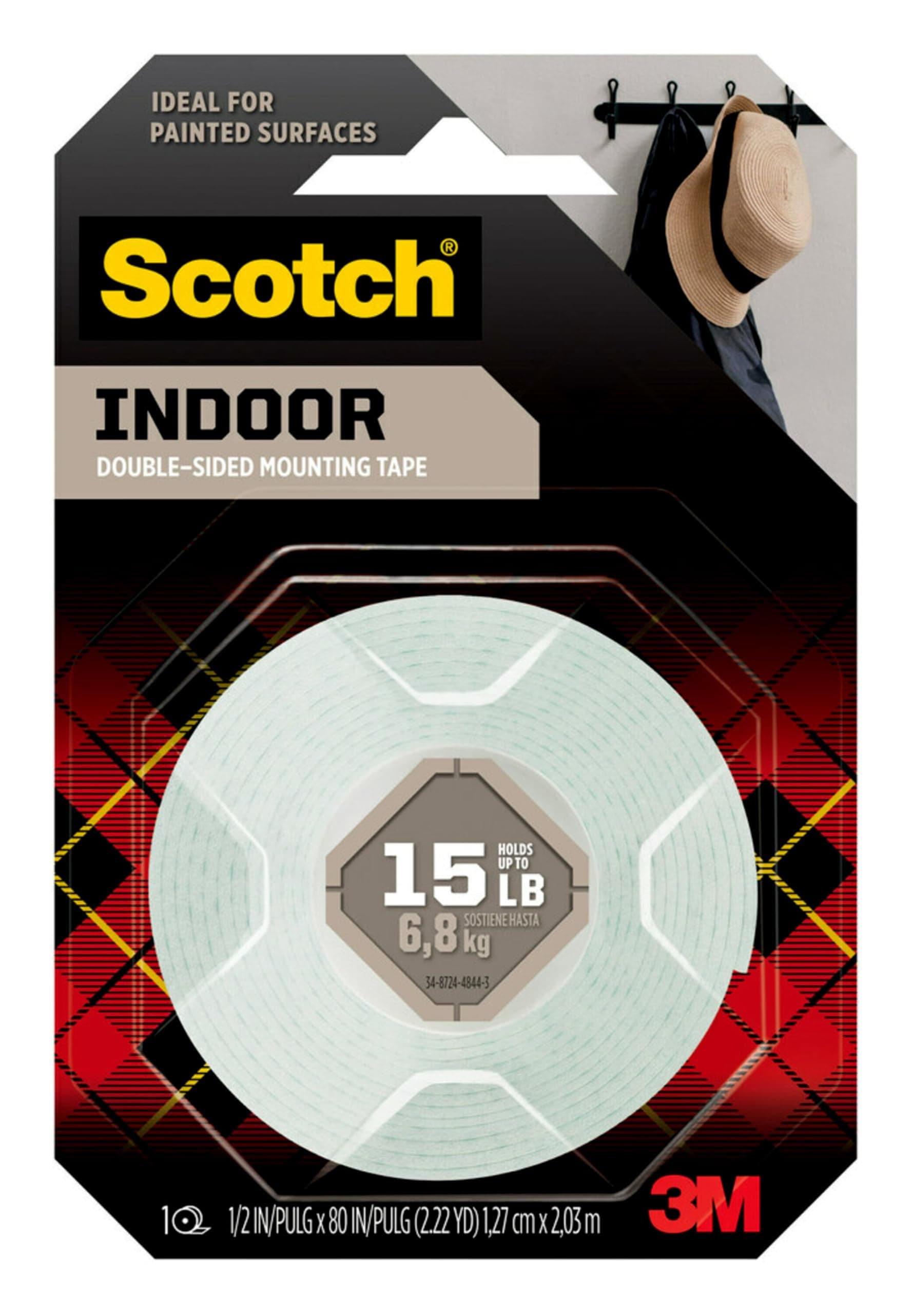 Scotch Foam Mounting Tape, Multi-Colour, 2.23 x 9.57 x 13.63 cm