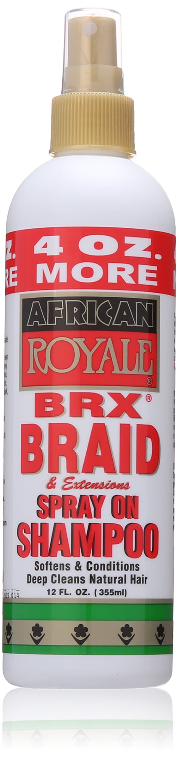 African Royale Brx Braid Spray On Shampoo, 12 Fl Oz