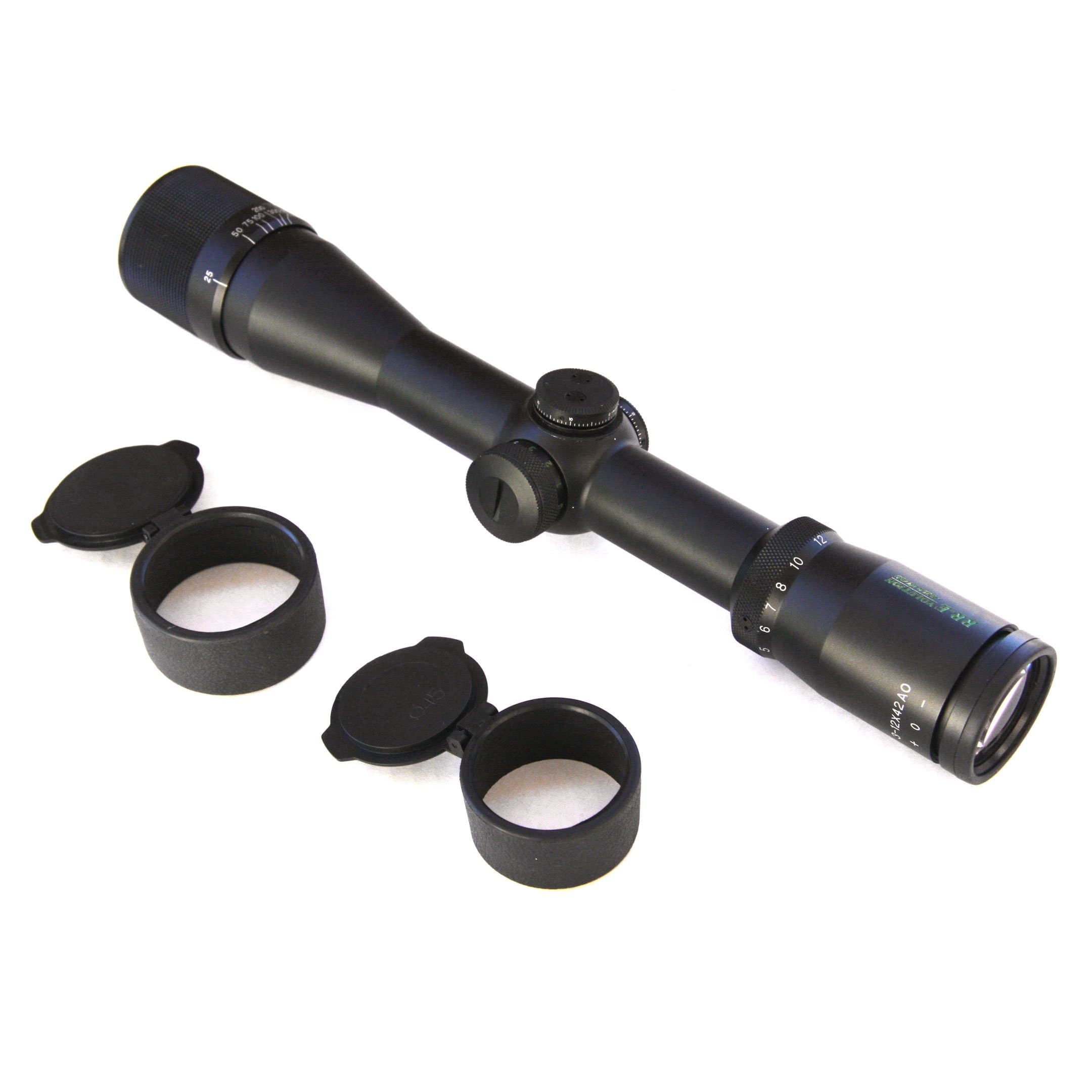 Pride Fowler PFI Rapid-Reticle RR Evolution 3-12x42mm, Illuminated Rapid Ranging 5.56/7.62x51 Reticle RRE002