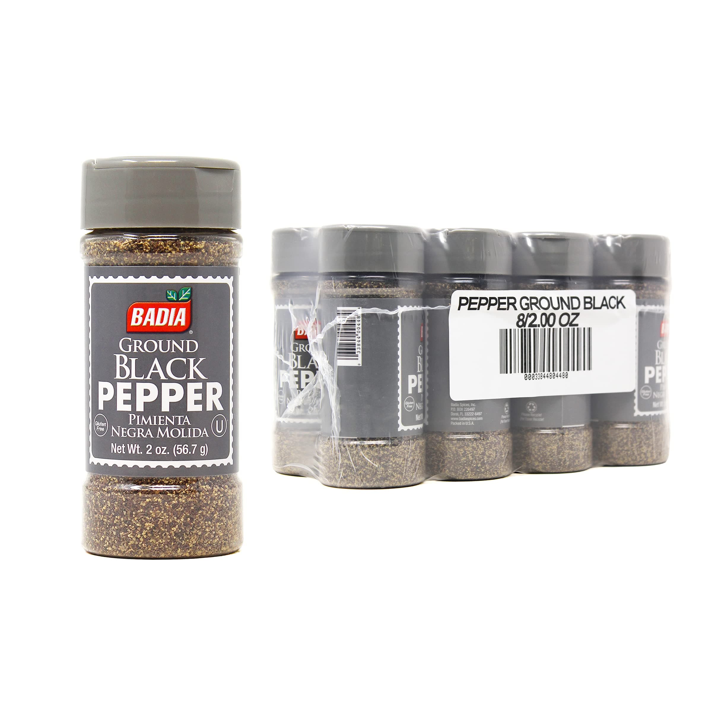 Pepper Ground Black, 2 Oz (Pack Of 8)