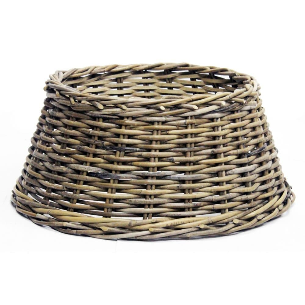 Rattan/Wicker Christmas Tree Skirt Natural