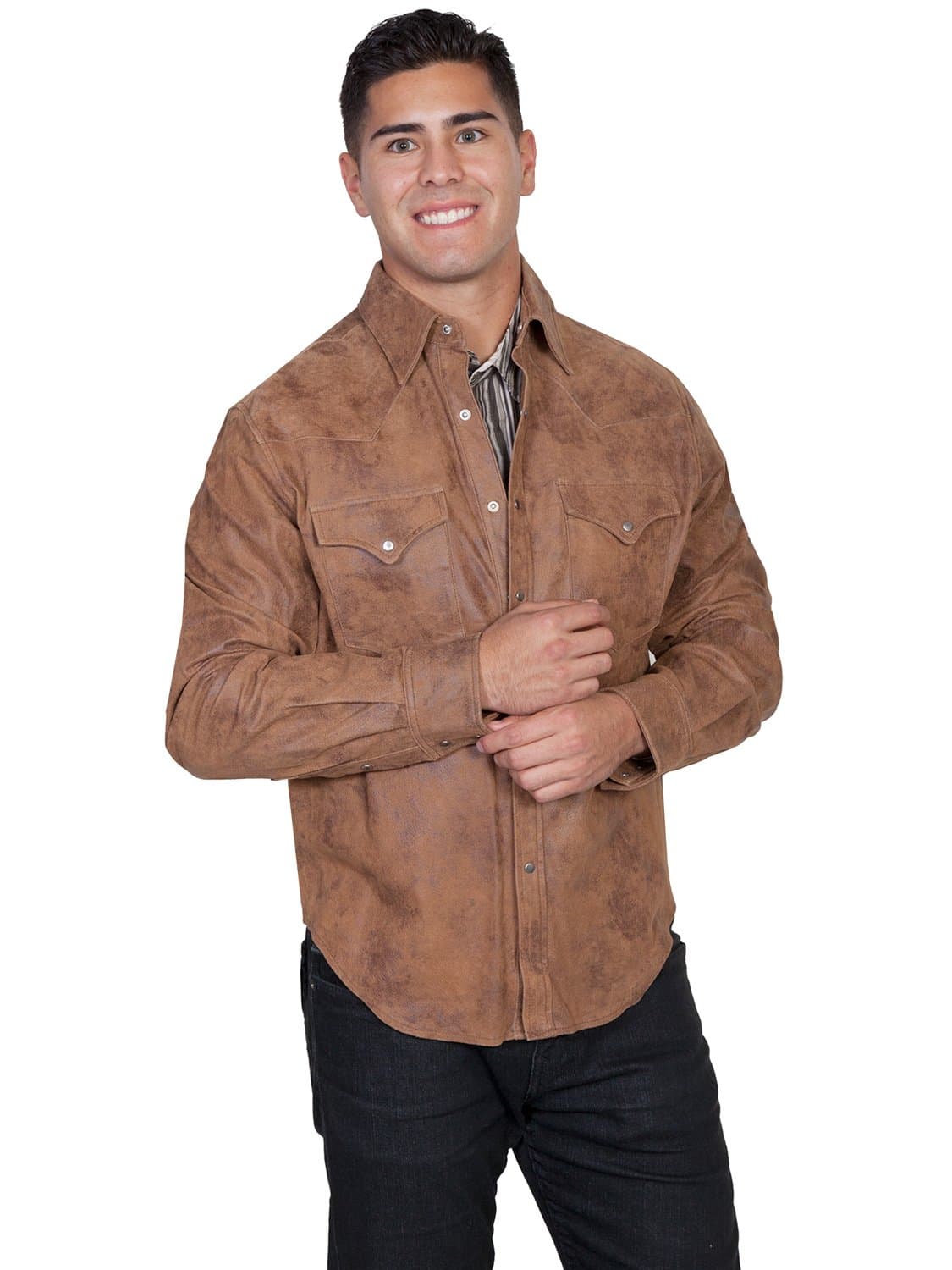 Scully Men's Leather Shirt Jacket - 517 221